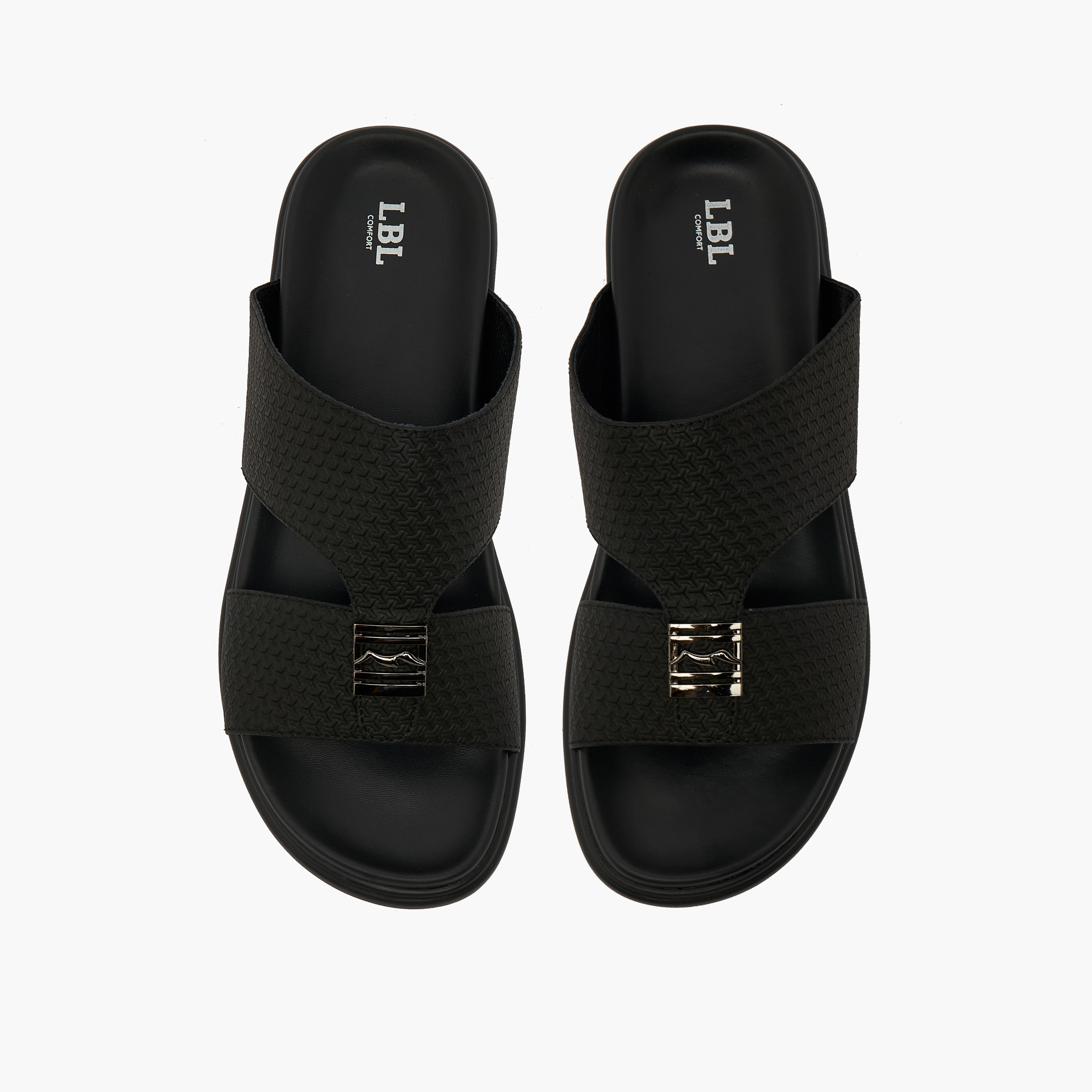 LBL by Shoexpress Men Textured Arabic Sandals-men-shoes-sandals-image-1