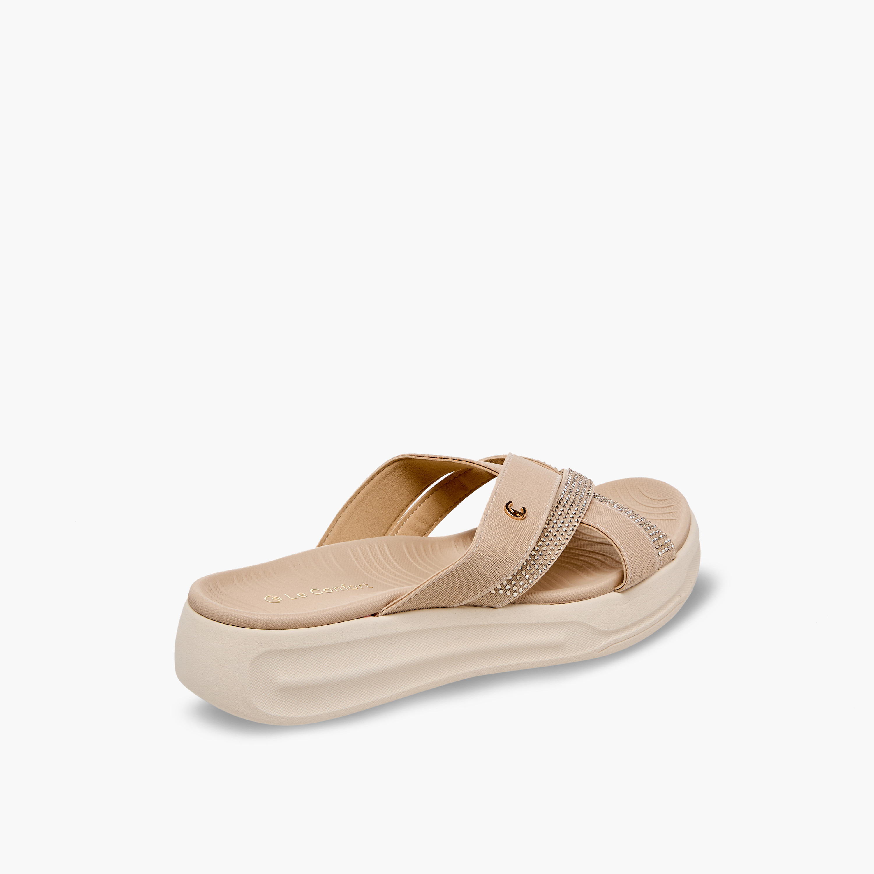Le Confort Women Embellished Platform Sandals-women-shoes-sandals-flats-image-6