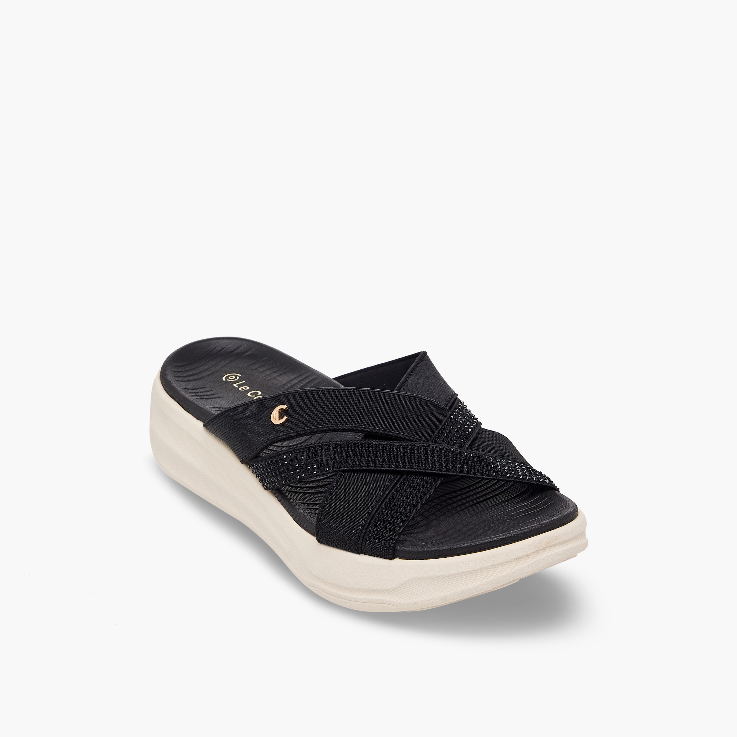 Le Confort Women Embellished Platform Sandals-women-shoes-sandals-flats-image-2