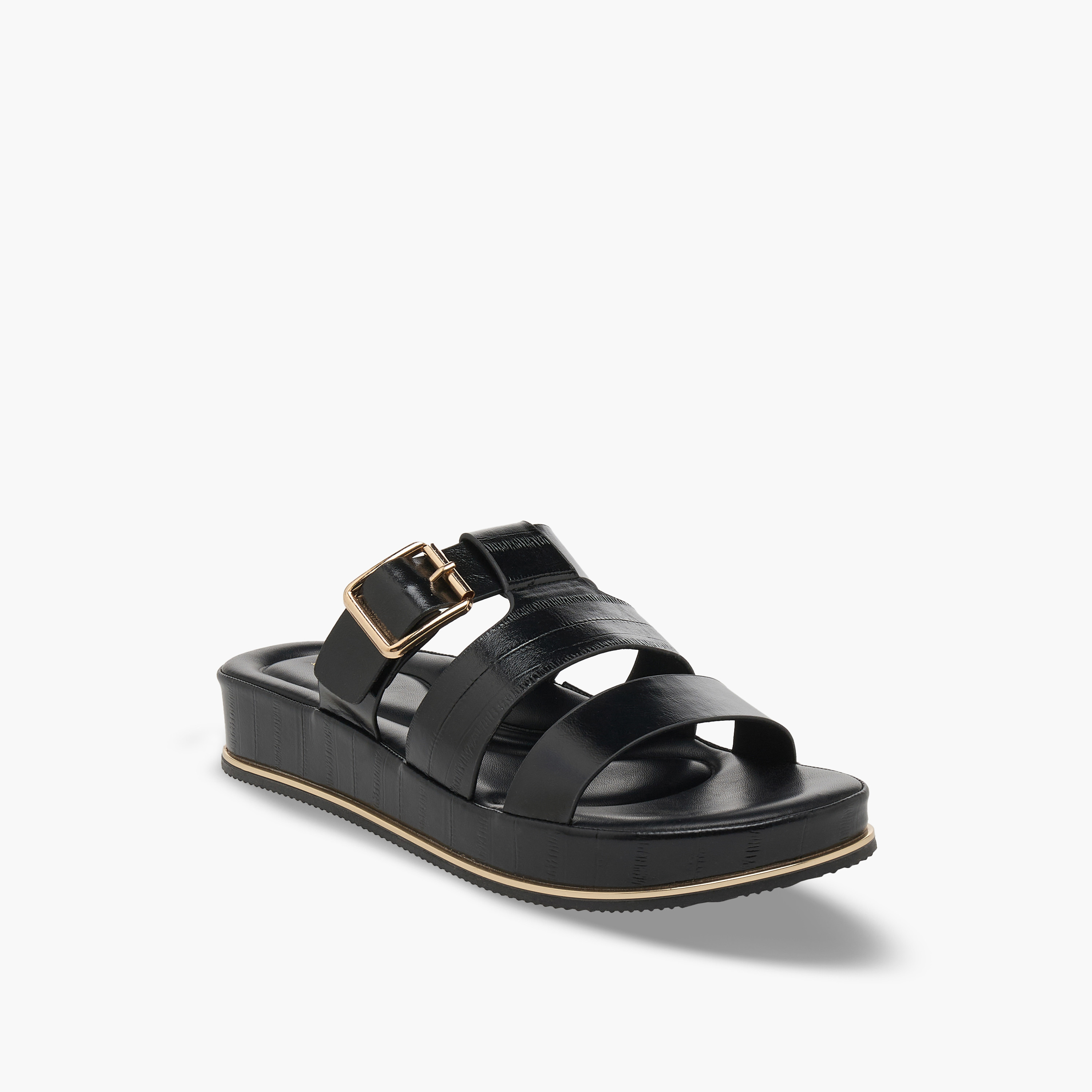 صندل بحزام إبزيم للنساء من فلورا بيلا-women-shoes-flats-sandals-image-2