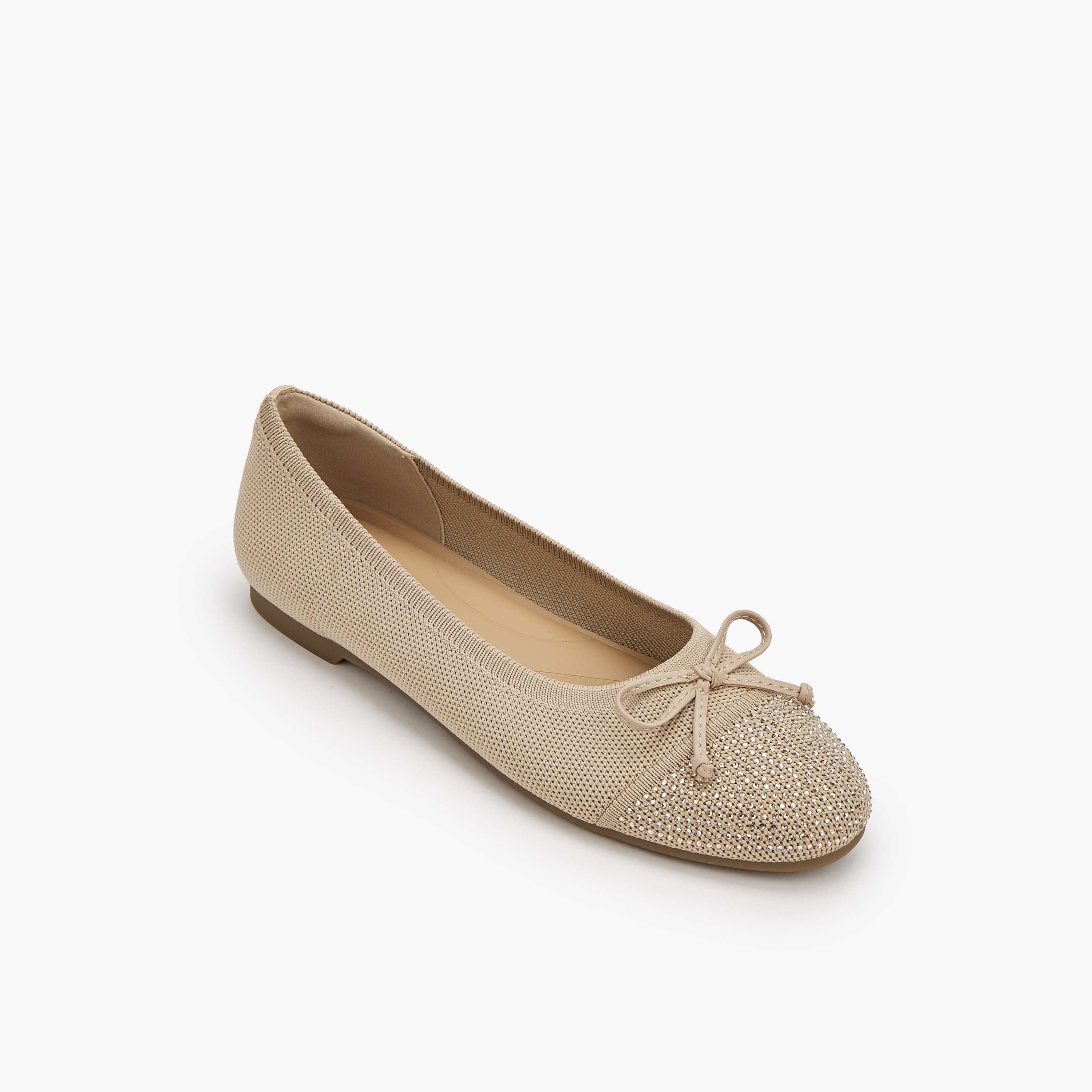Le Confort Women Embellished Bow Accent Ballerina Shoes-women-shoes-ballerinas-image-2