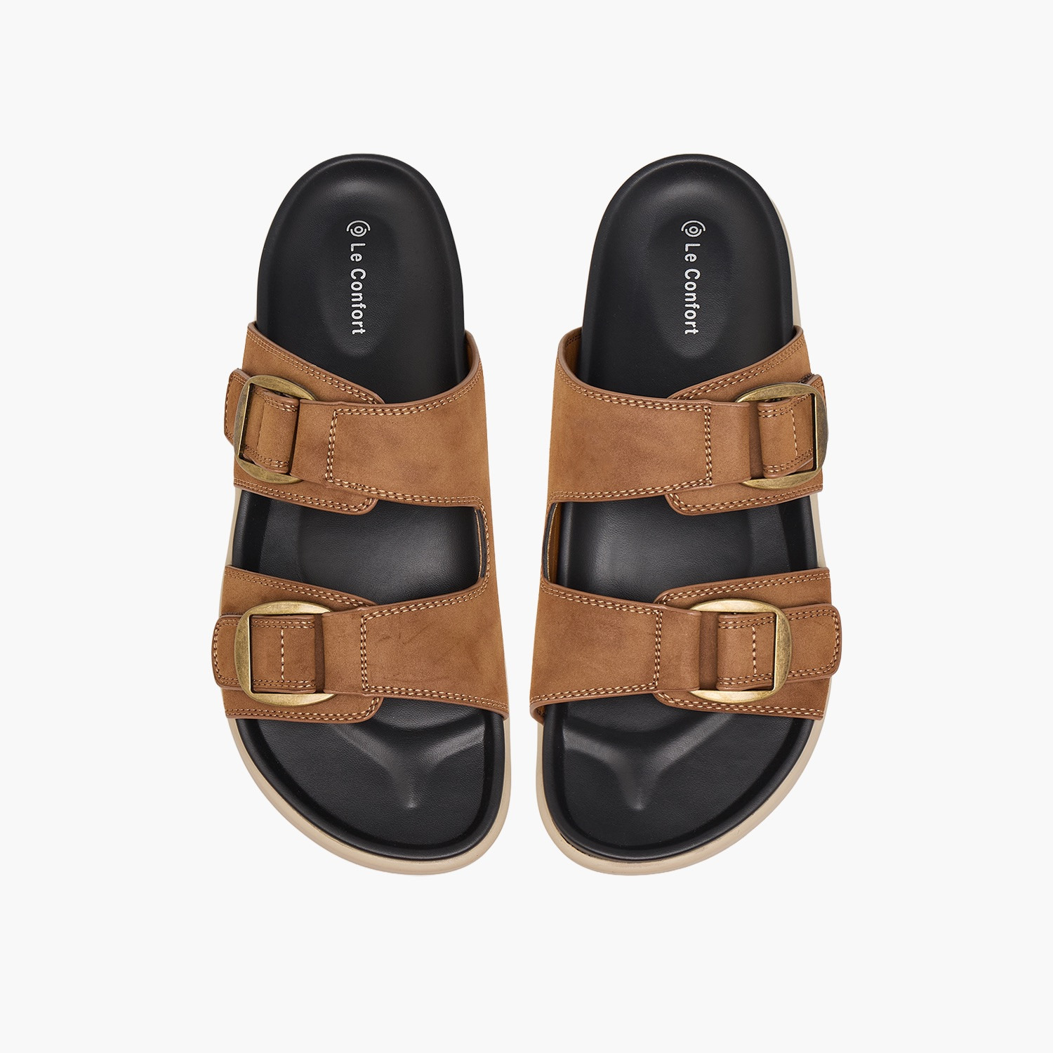صندل سهل الارتداء بتفاصيل إبزيم للرجال من لو كونفورت-men-shoes-sandals-image-1