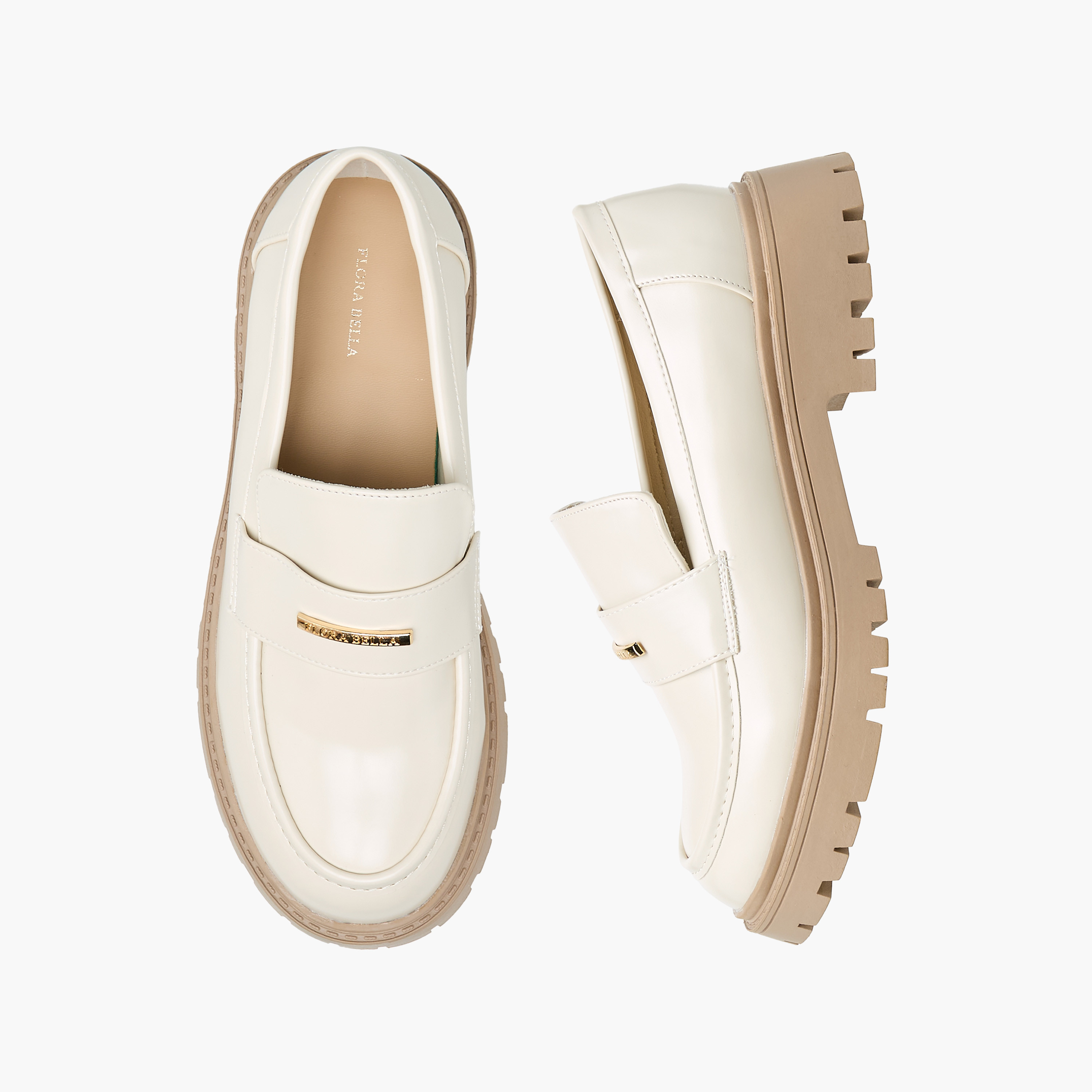 Flora Bella Women Metal Accent Loafers-women-shoes-heels-image-1