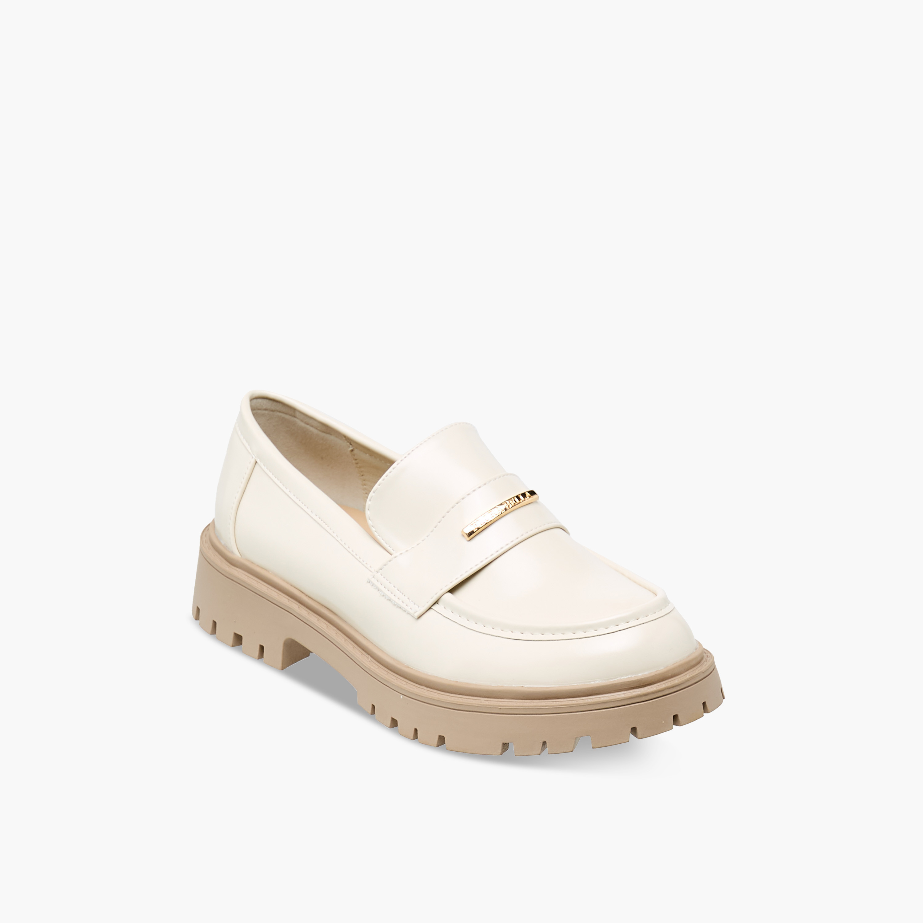 Flora Bella Women Metal Accent Loafers-women-shoes-heels-image-2