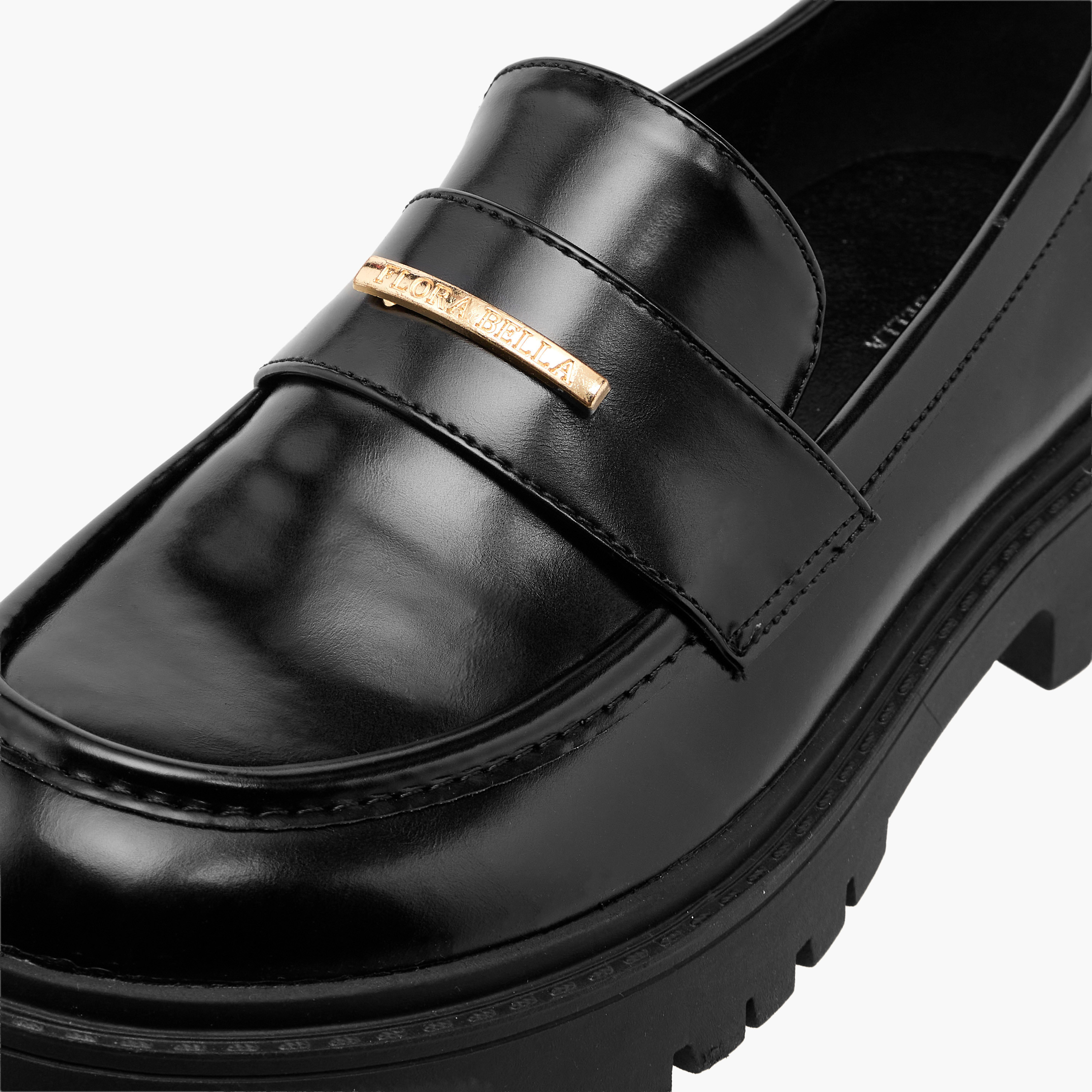 Flora Bella Women Metal Accent Loafers-women-shoes-heels-image-4