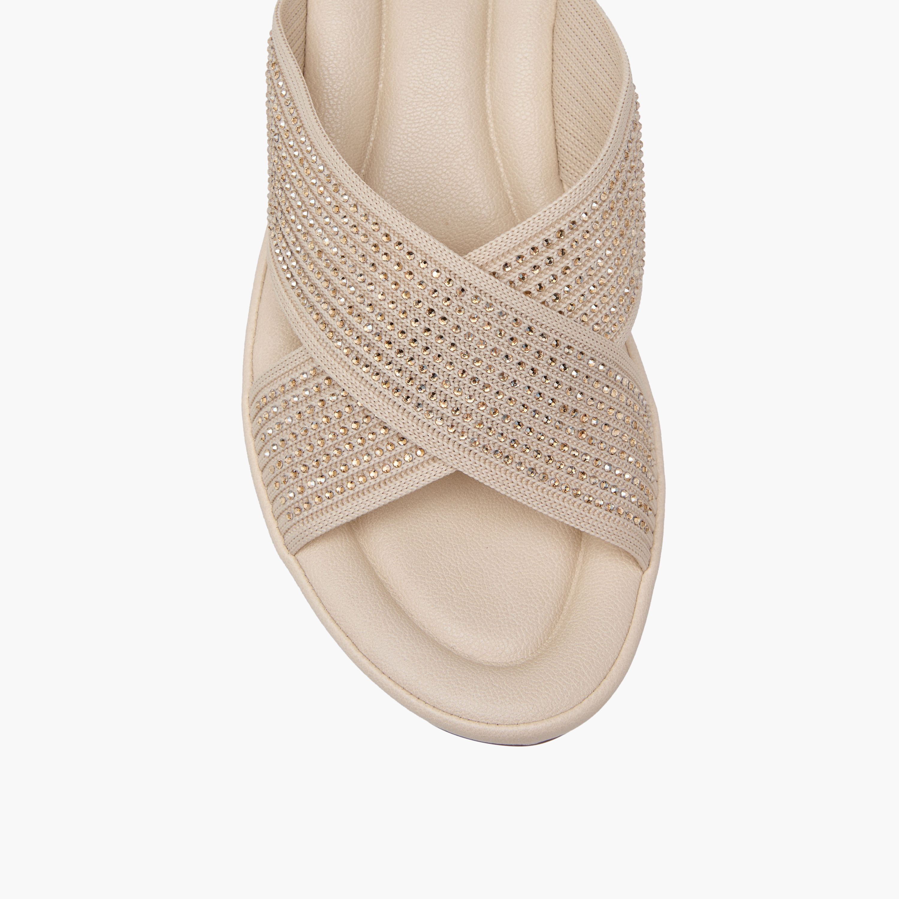 Le Confort Women Wedge Heel Cross Strap Comfort Sandals-women-shoes-sandals-heeled-image-4