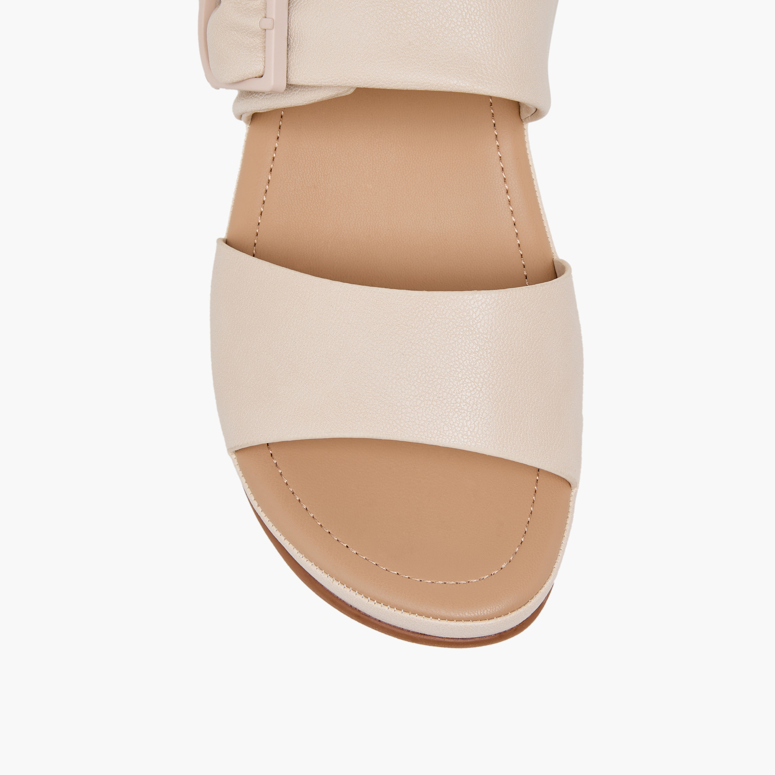 Le Confort Women Buckle Detail Wedge Heel Sandals-women-shoes-sandals-heeled-image-7