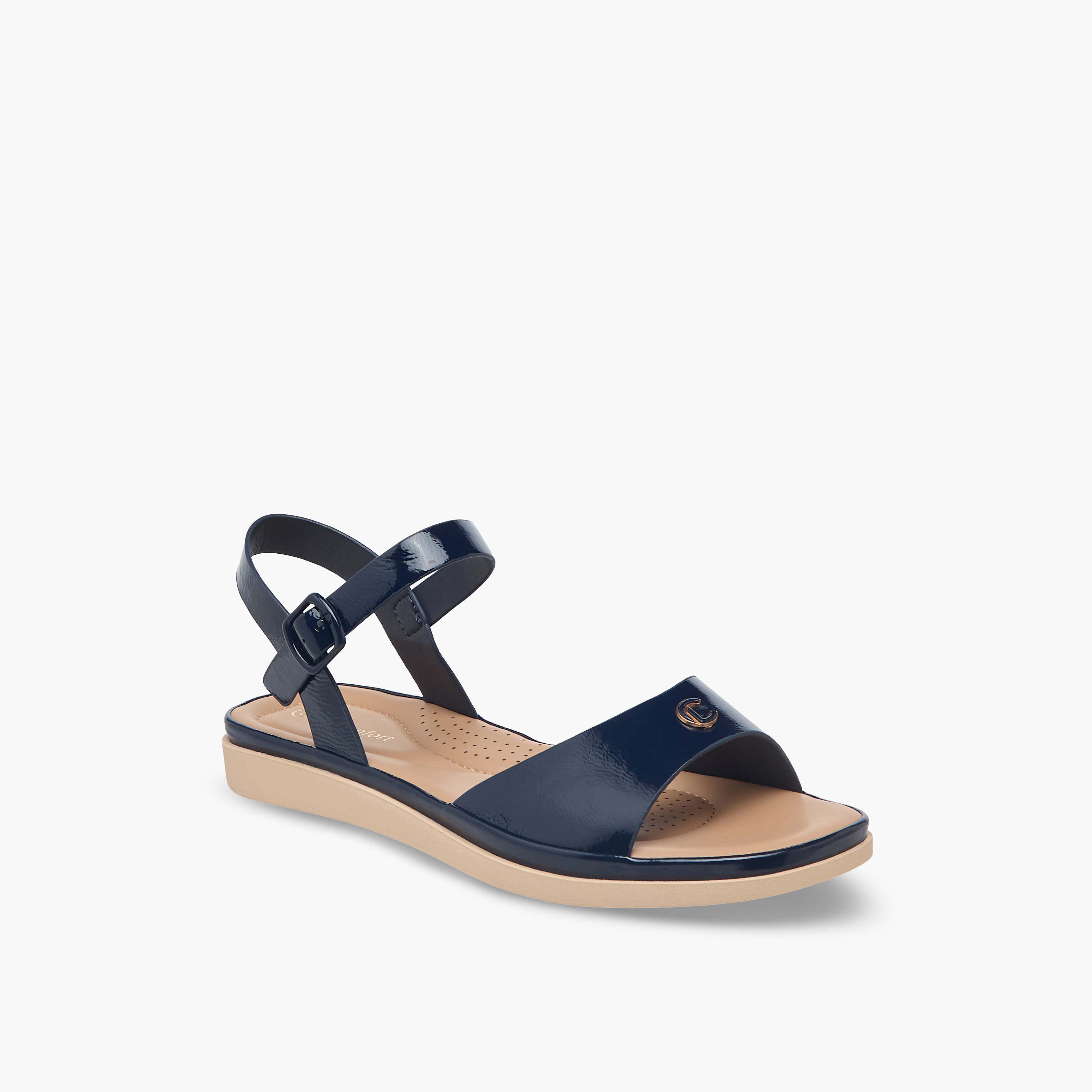 Le Confort Women Buckle Closure Sandals-women-shoes-flats-sandals-image-2