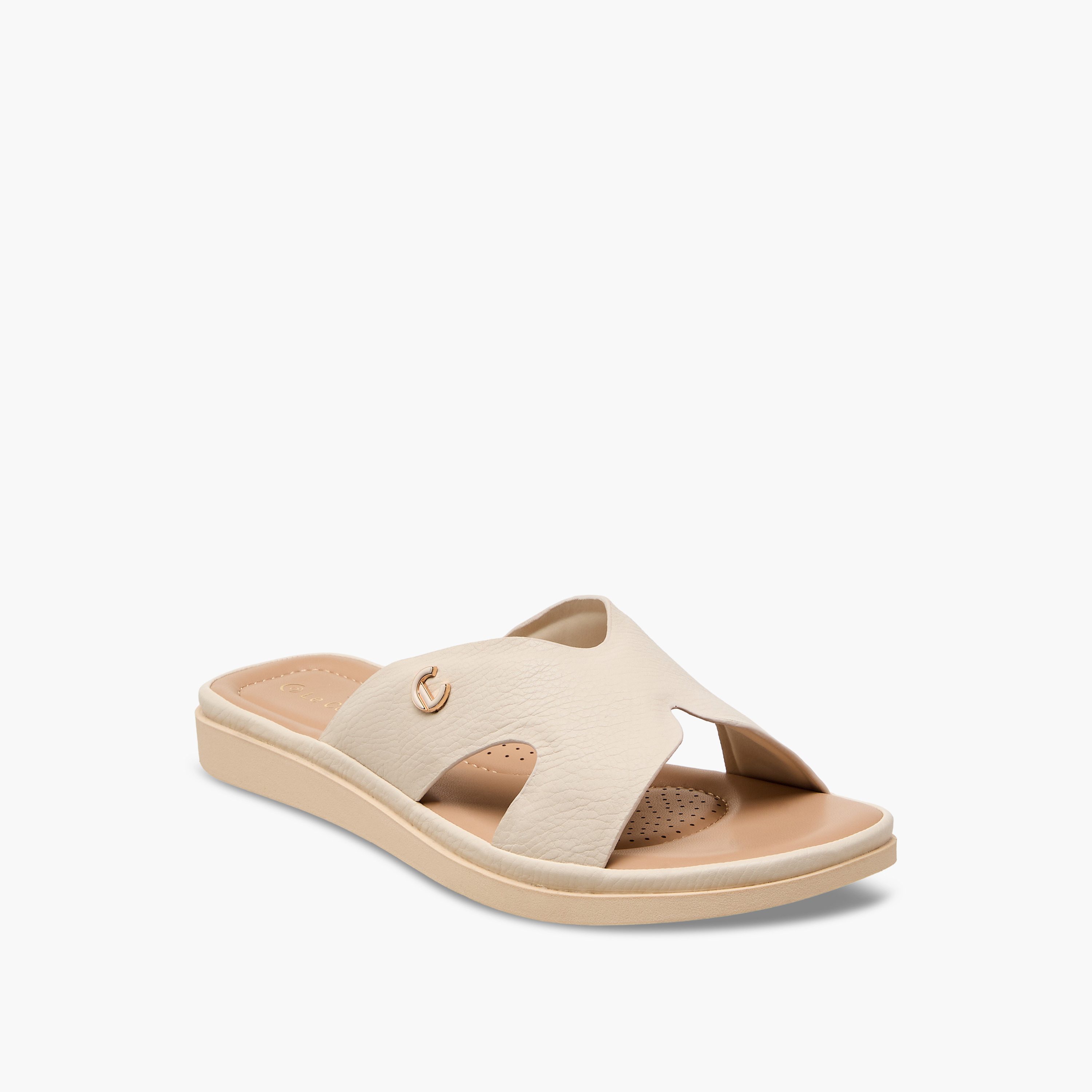 Le Confort Women Slip-On Comfort Sandals-women-shoes-flats-sandals-image-2