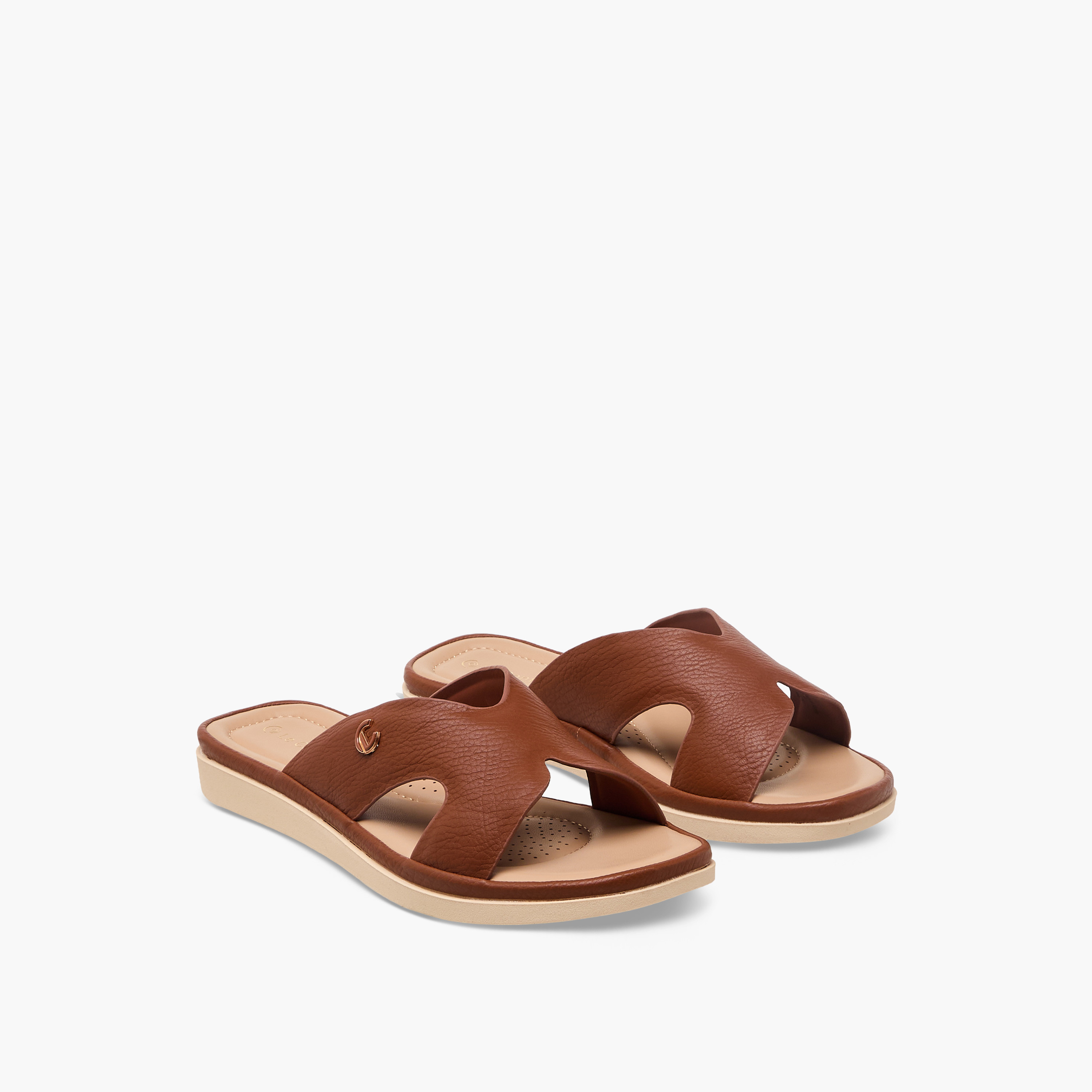 Le Confort Women Slip-On Comfort Sandals-women-shoes-flats-sandals-image-1