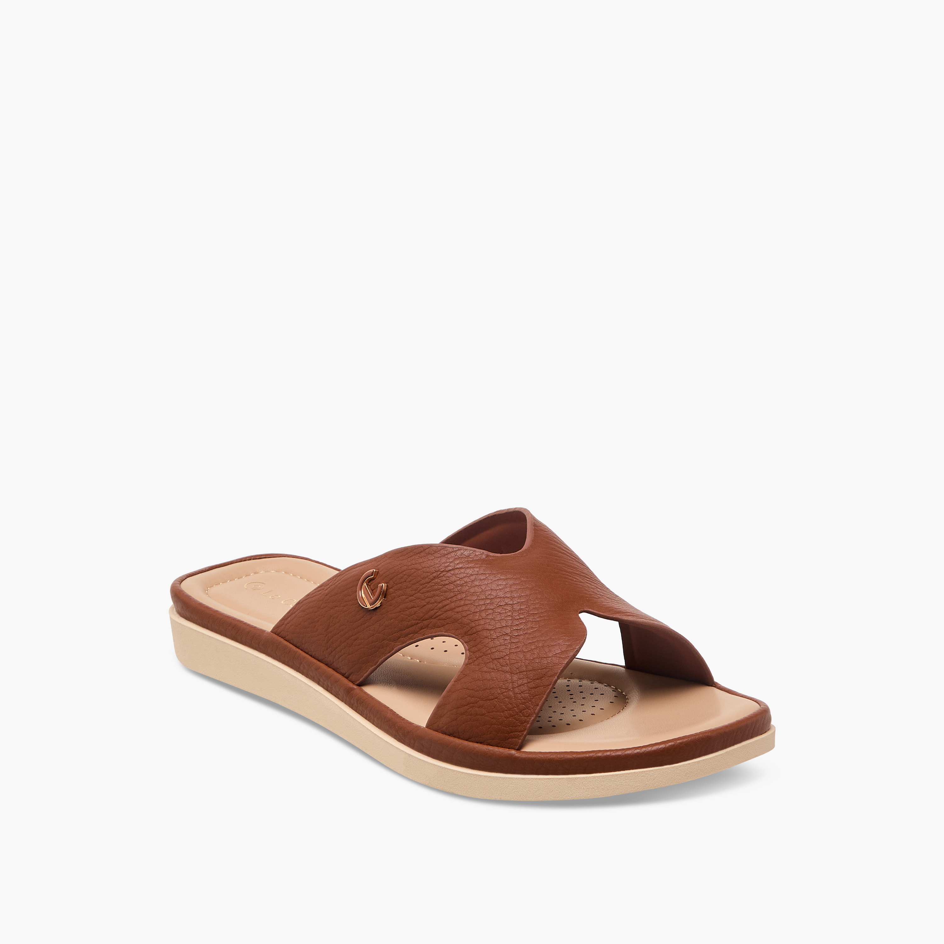 Le Confort Women Slip-On Comfort Sandals-women-shoes-flats-sandals-image-2