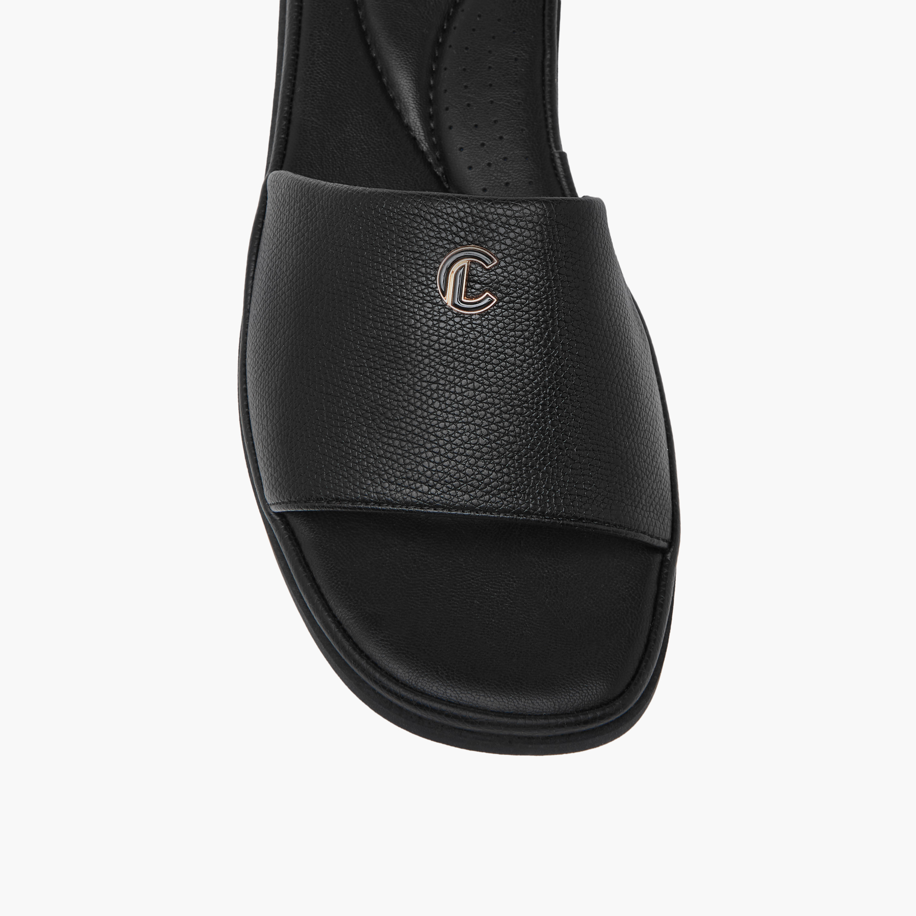 Le Confort Women Textured Comfort Sandals-women-shoes-flats-sandals-image-4