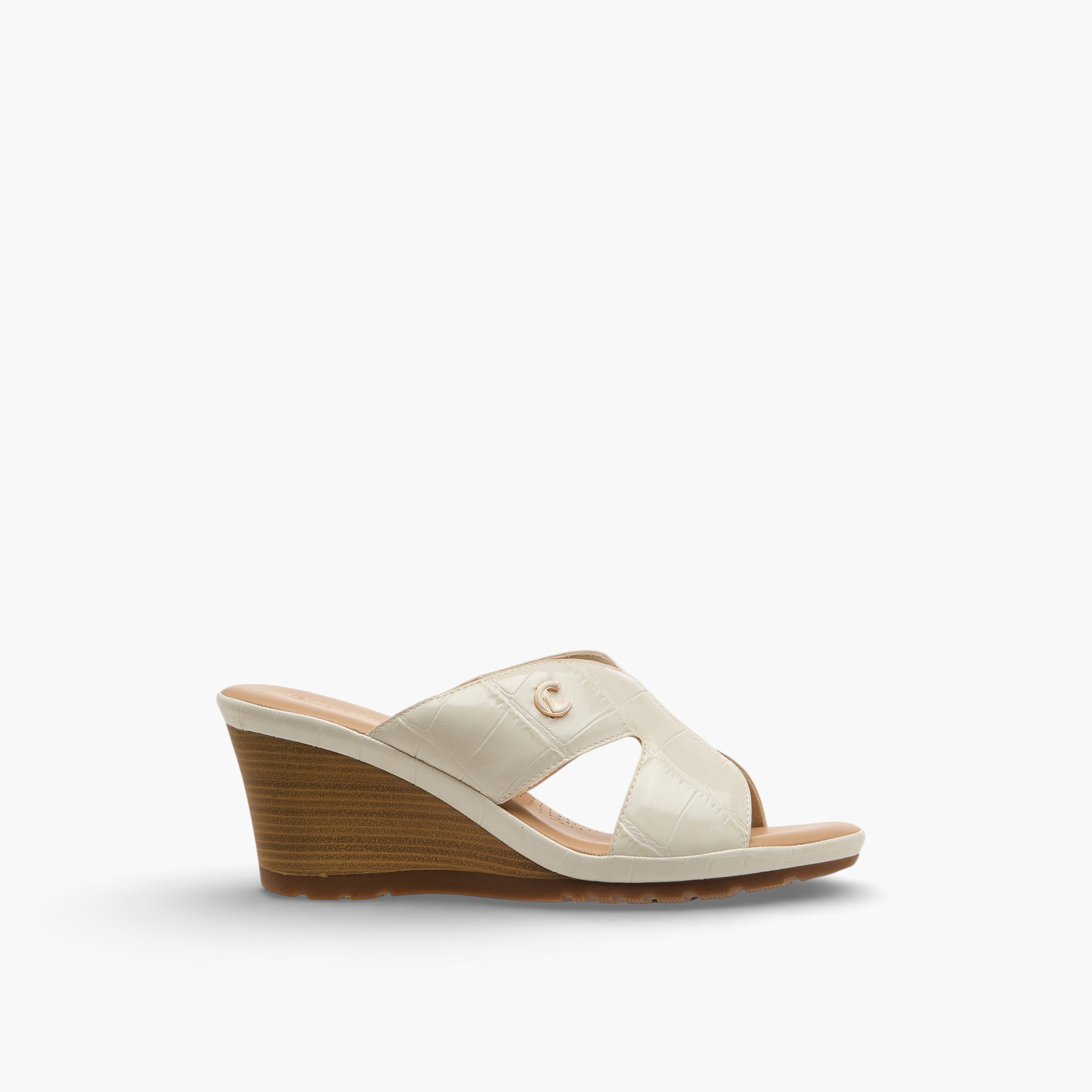 Le Confort Women Wedge Heel Comfort Sandals-women-shoes-sandals-heeled-image-3