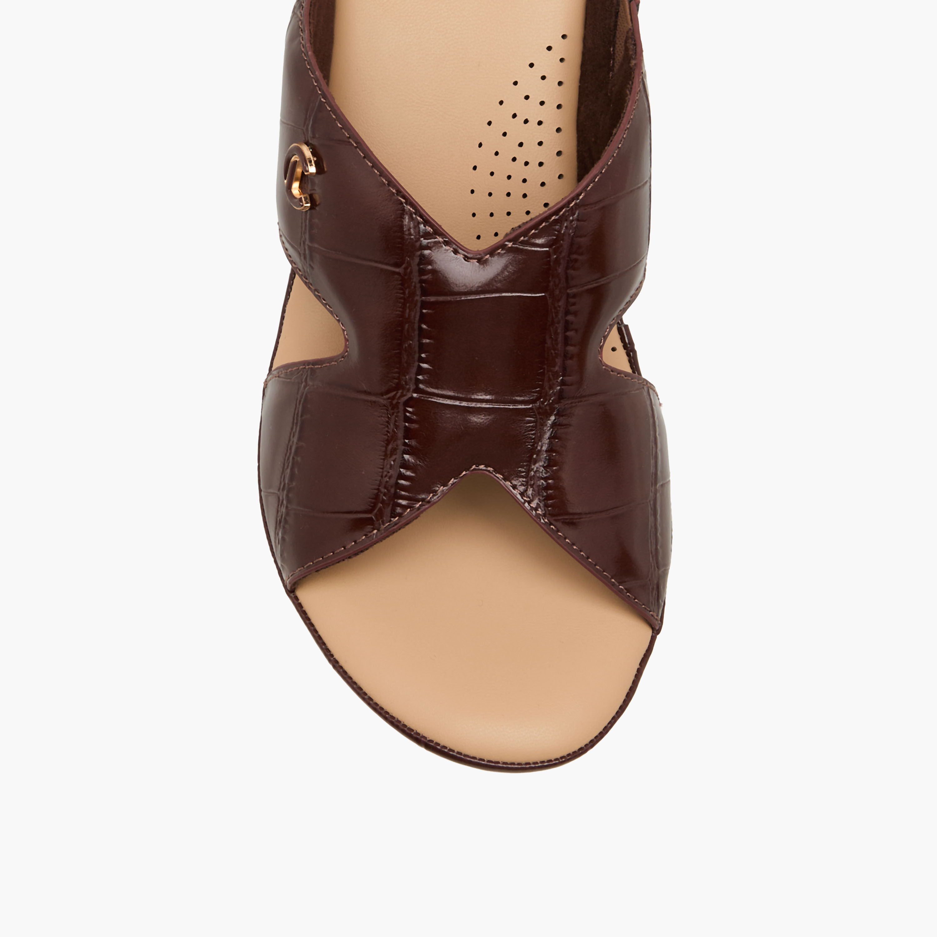 Le Confort Women Wedge Heel Comfort Sandals-women-shoes-sandals-heeled-image-4