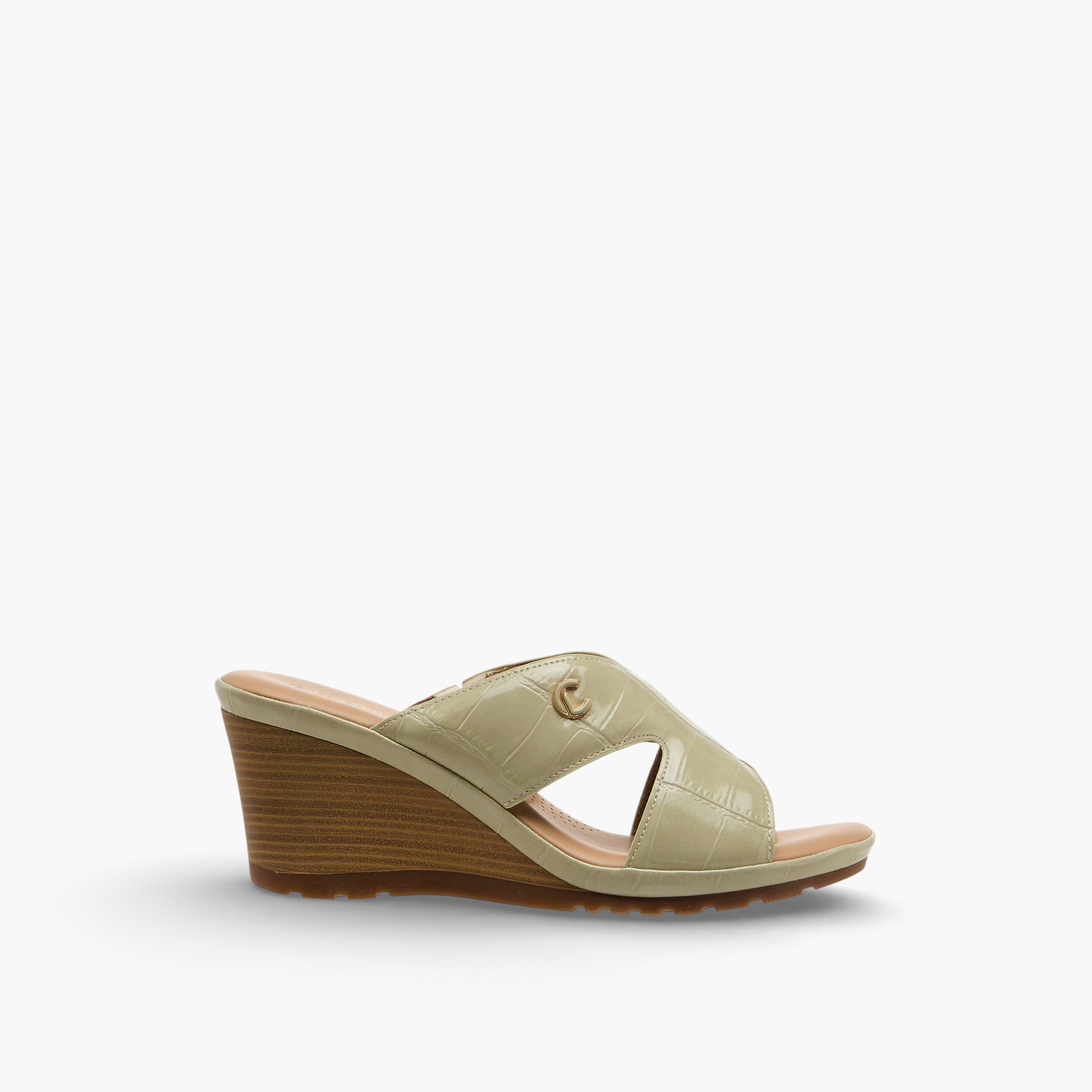 Le Confort Women Wedge Heel Comfort Sandals-women-shoes-sandals-heeled-image-3