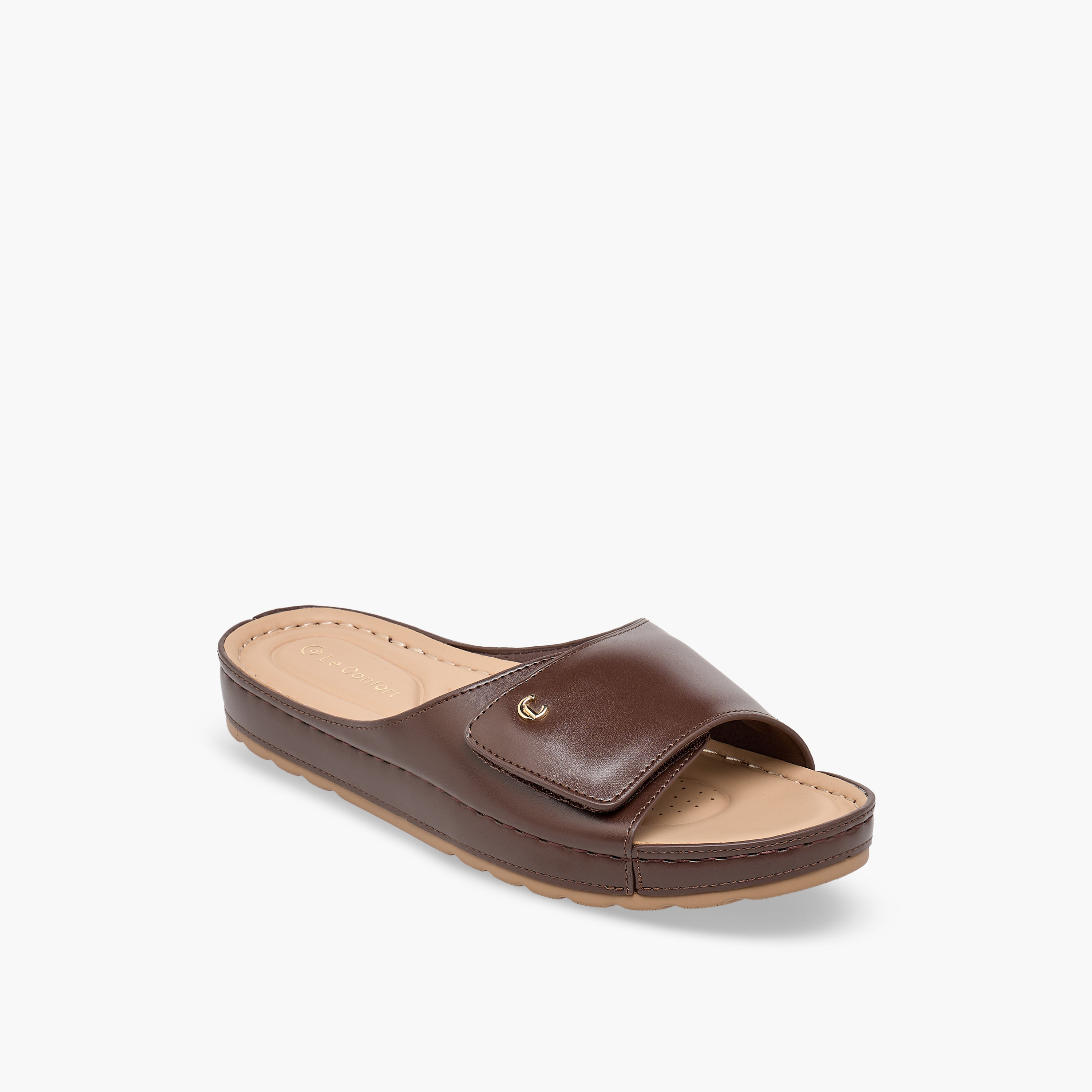 صندل مريح سهل الارتداء للنساء من لو كونفورت-women-shoes-sandals-flats-image-2