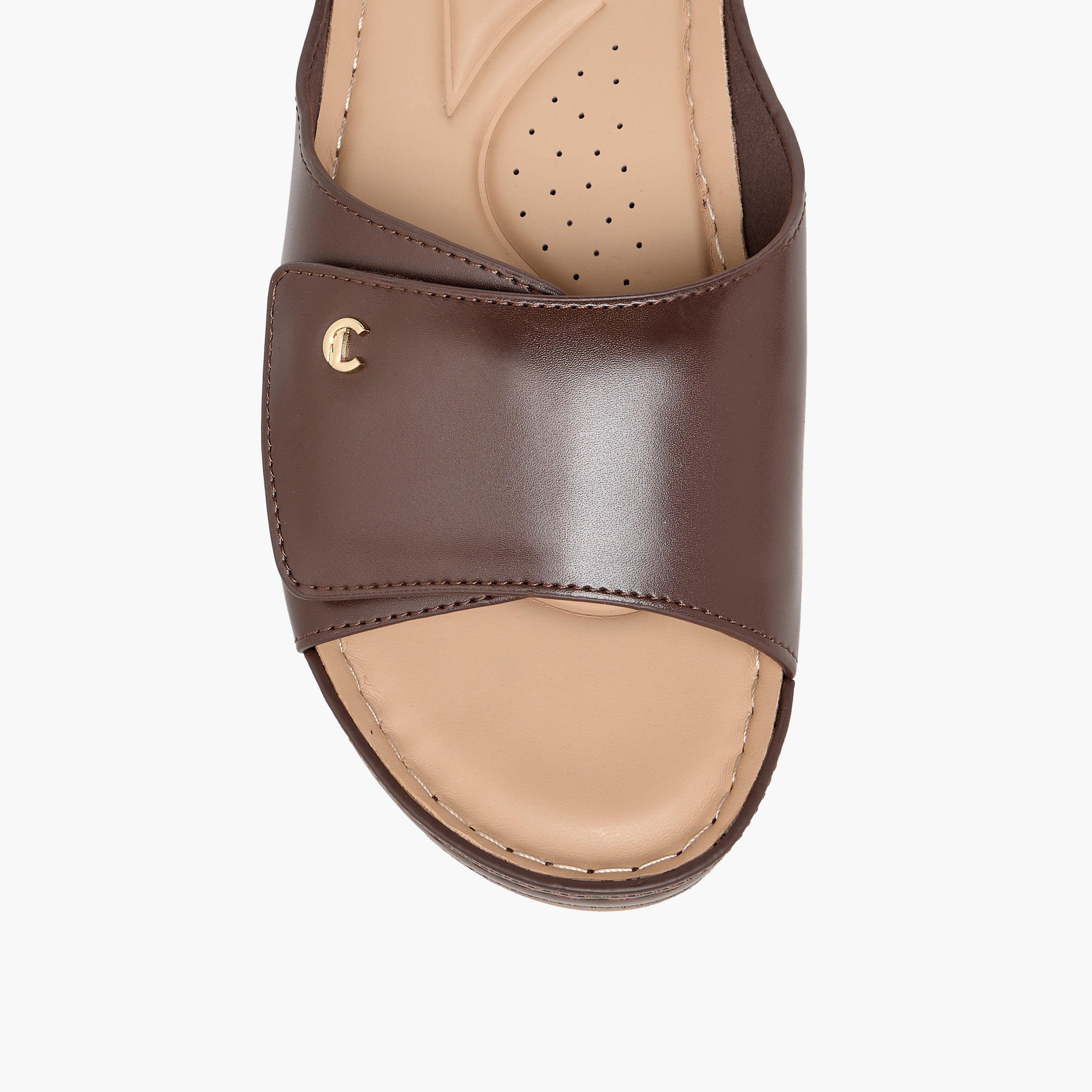 صندل مريح سهل الارتداء للنساء من لو كونفورت-women-shoes-sandals-flats-image-4