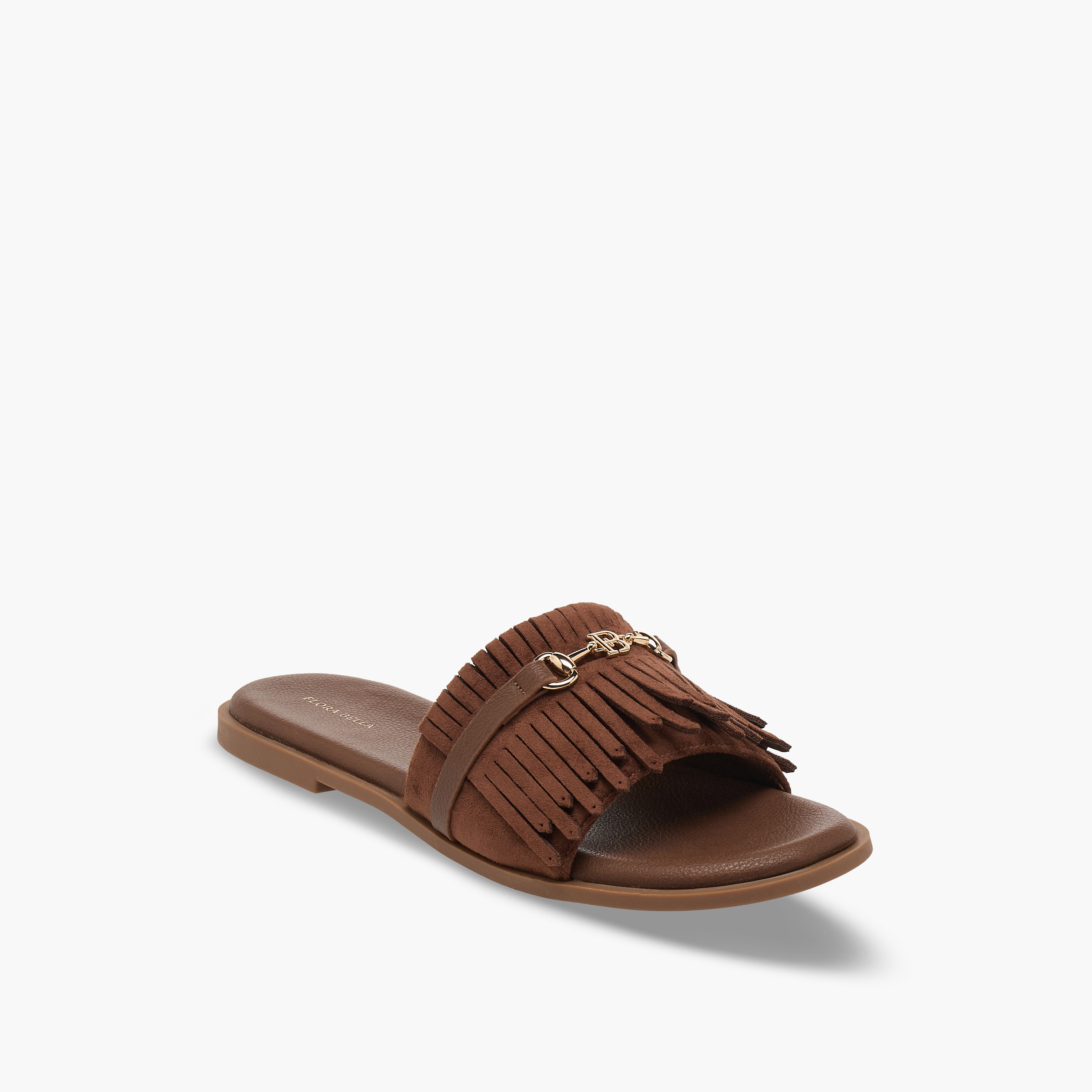 صندل نسائي مزين بشرابات أنيقة من فلورا بيلا-women-shoes-flats-sandals-image-2