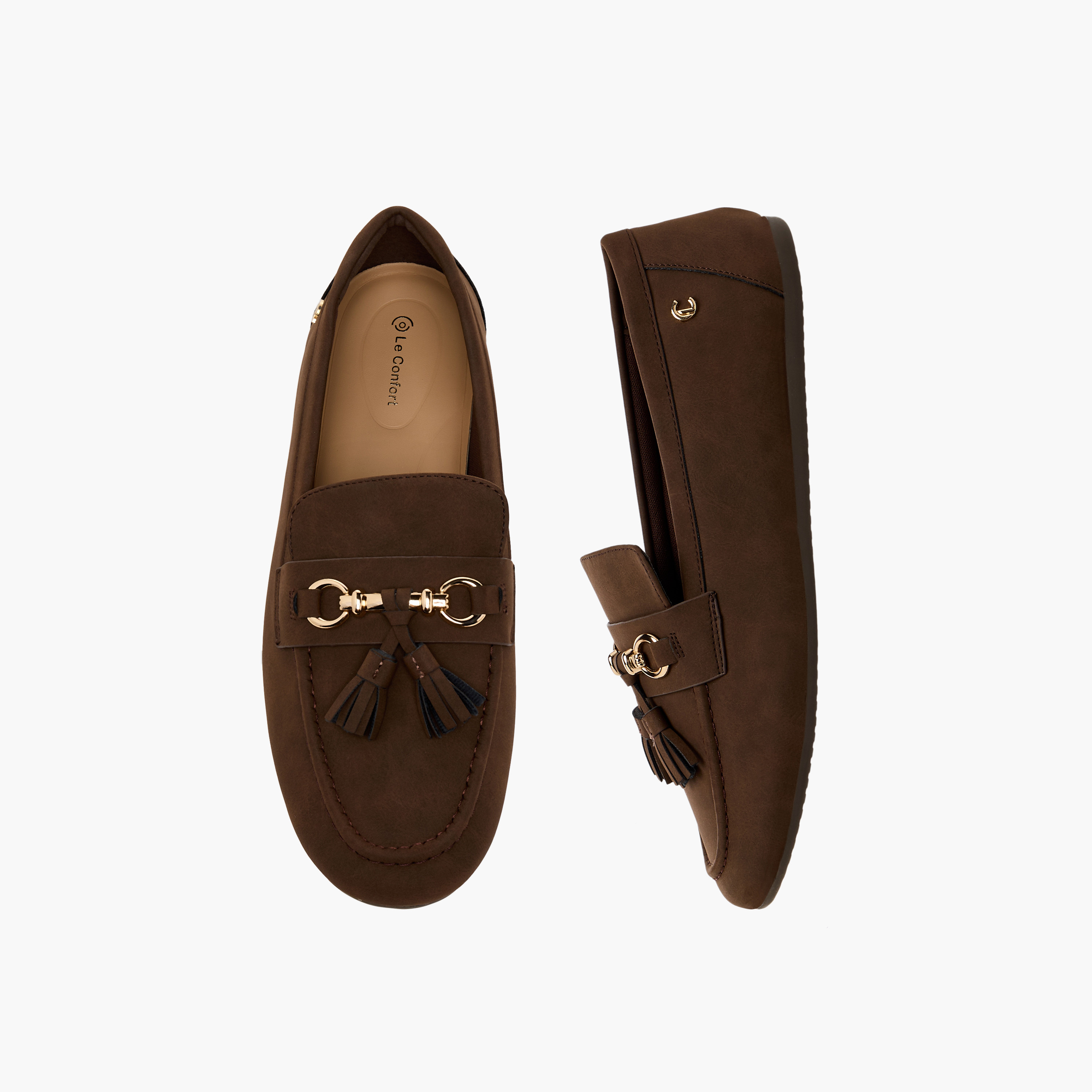 حذاء لوفر نسائي سهل الارتداء من لو كونفورت-women-shoes-loafersandmoccasins-image-1