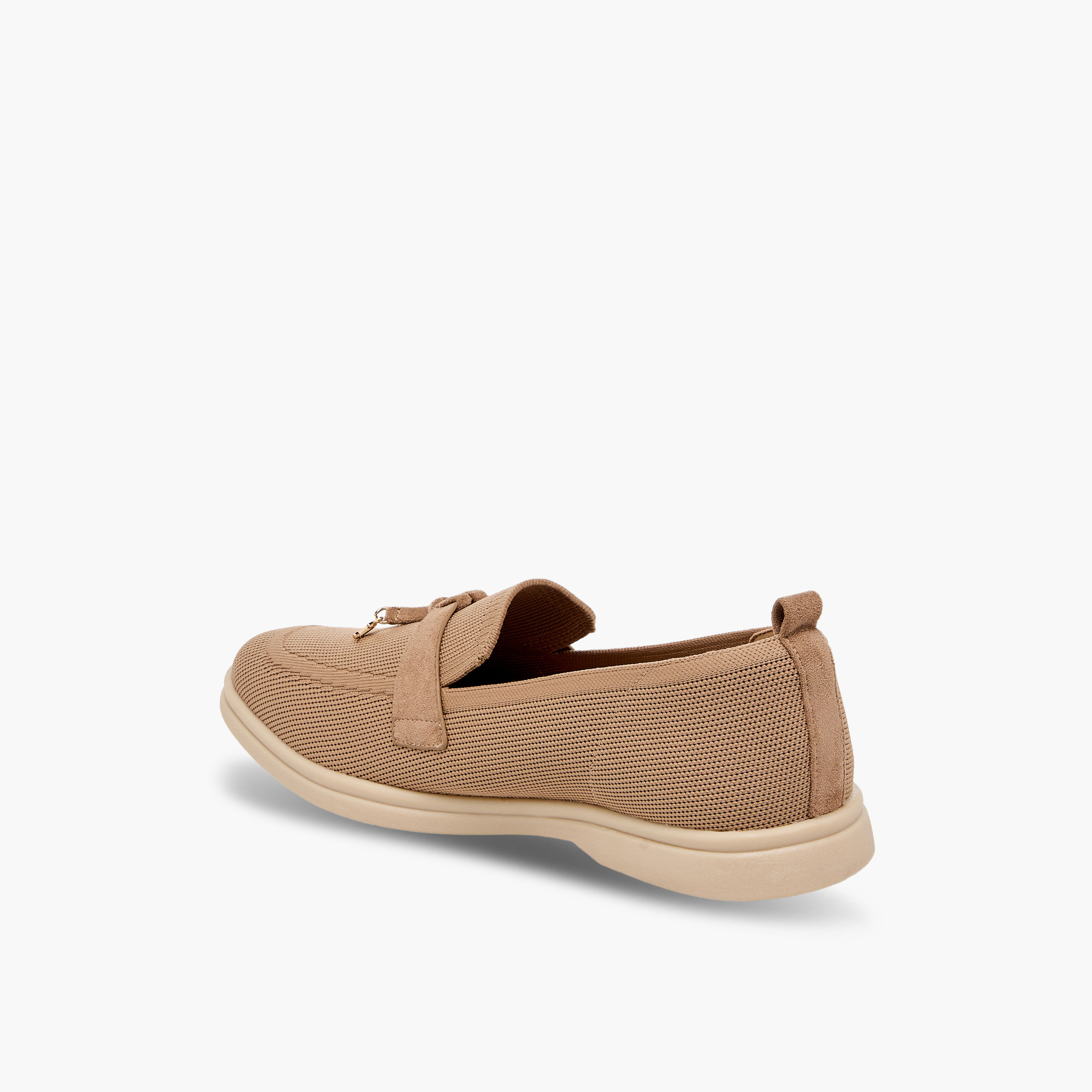 حذاء خفيف بزينة معدنية للنساء من لو كونفورت-women-shoes-loafersandmoccasins-image-5