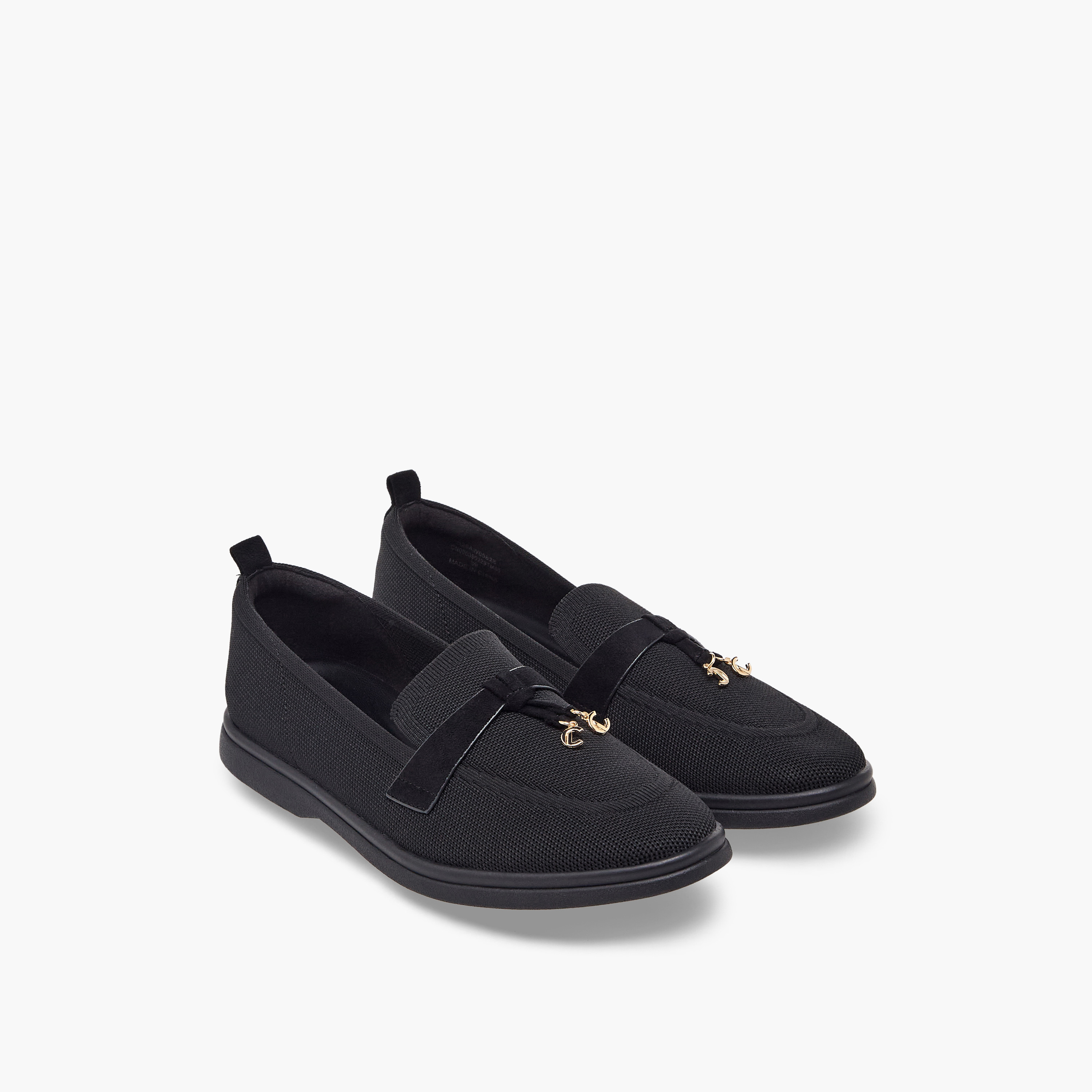 حذاء خفيف بزينة معدنية للنساء من لو كونفورت-women-shoes-loafersandmoccasins-image-1