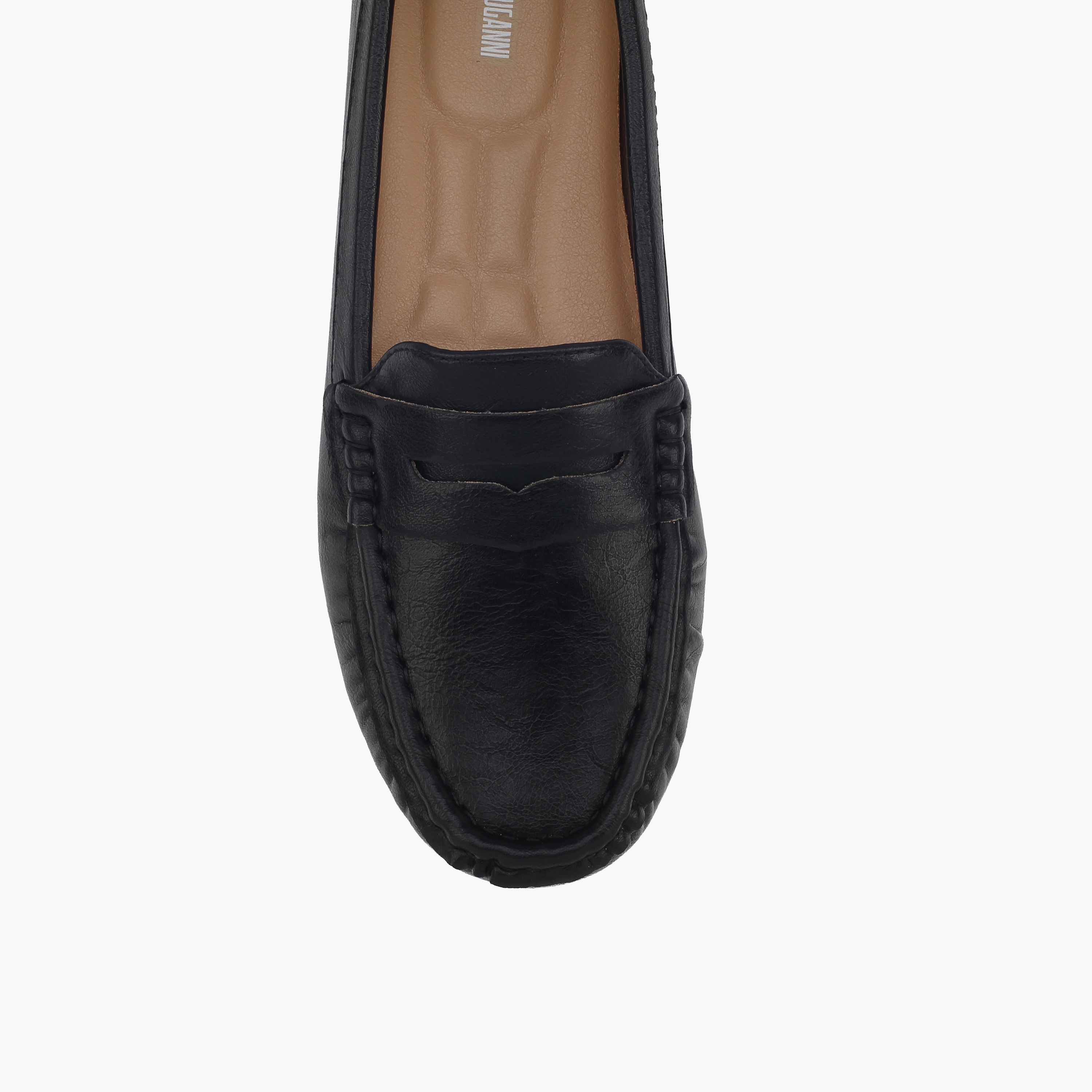 Renzo Ruganni Women Textured Loafers-women-shoes-flats-loafers-image-4
