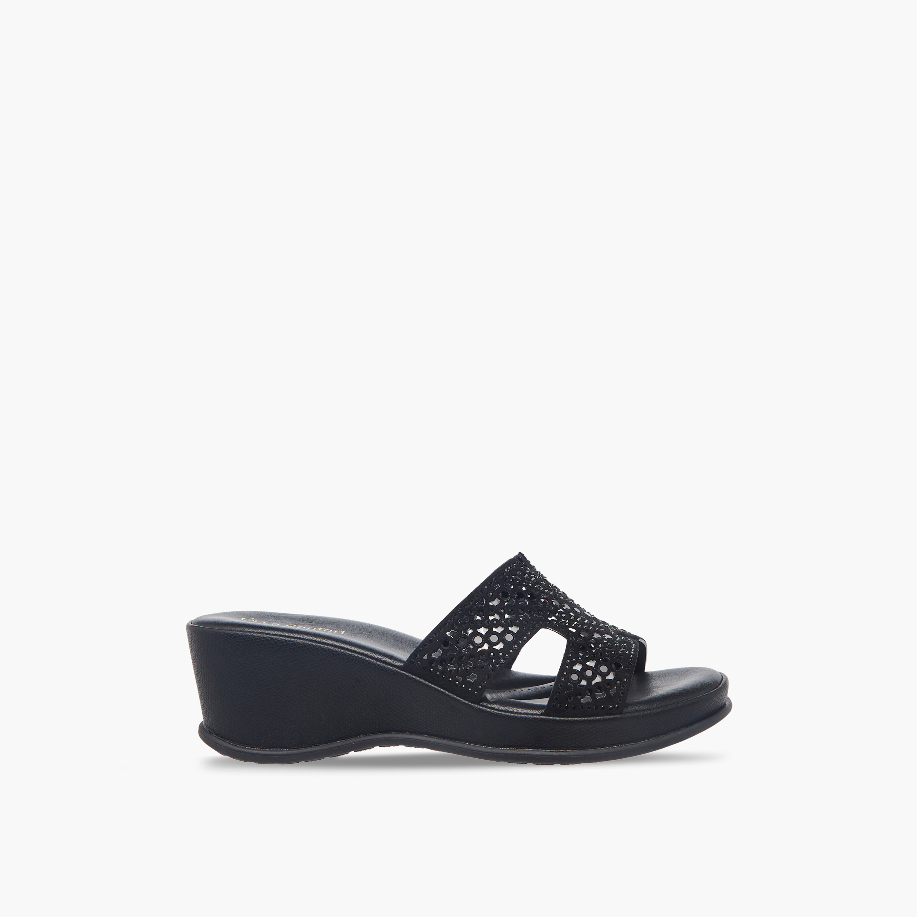 صندل مزين بكعب ويدج للنساء من لو كونفورت-women-shoes-sandals-heeled-image-4