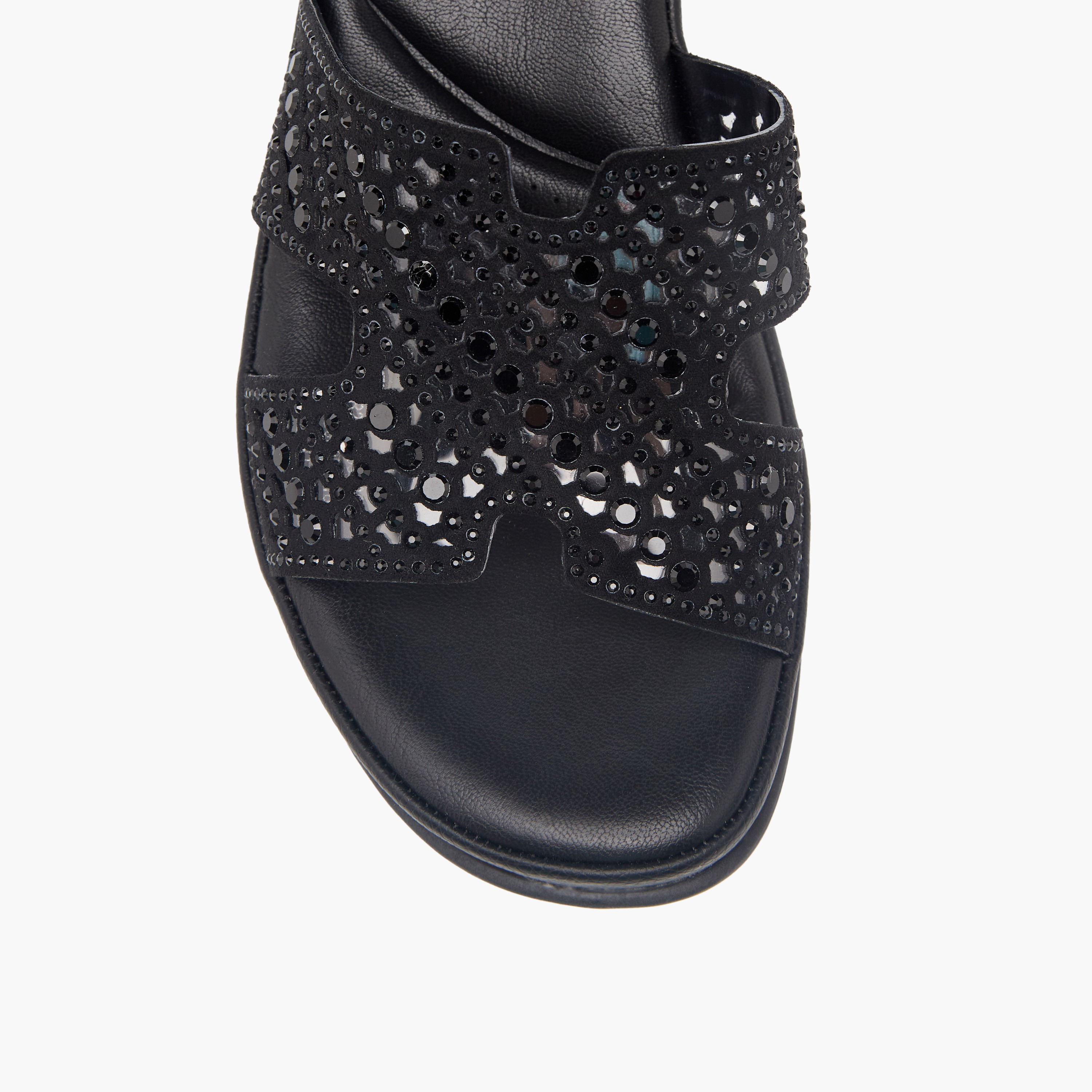 صندل مزين بكعب ويدج للنساء من لو كونفورت-women-shoes-sandals-heeled-image-3