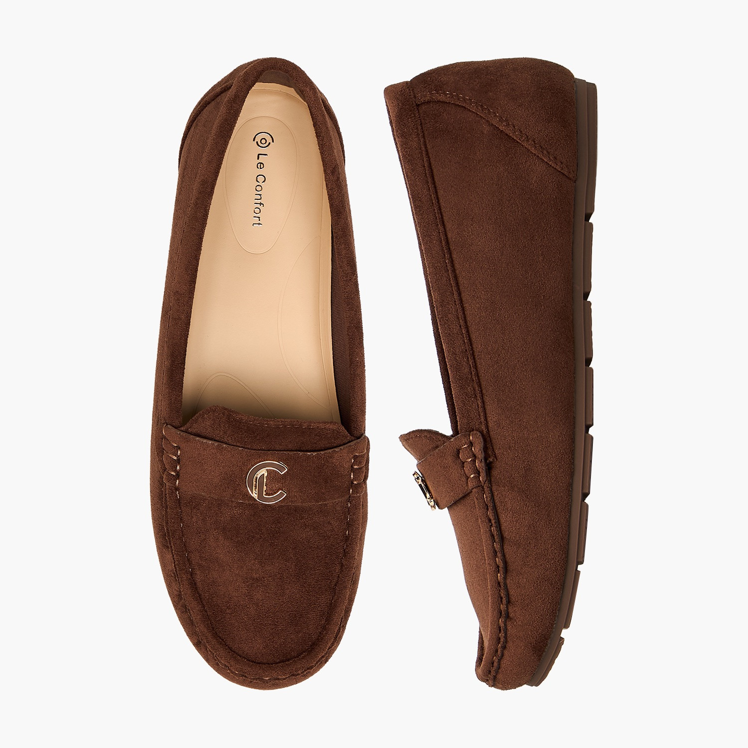 حذاء لوفر نسائي من الجلد المدبوغ من لو كونفورت-women-shoes-loafersandmoccasins-image-1