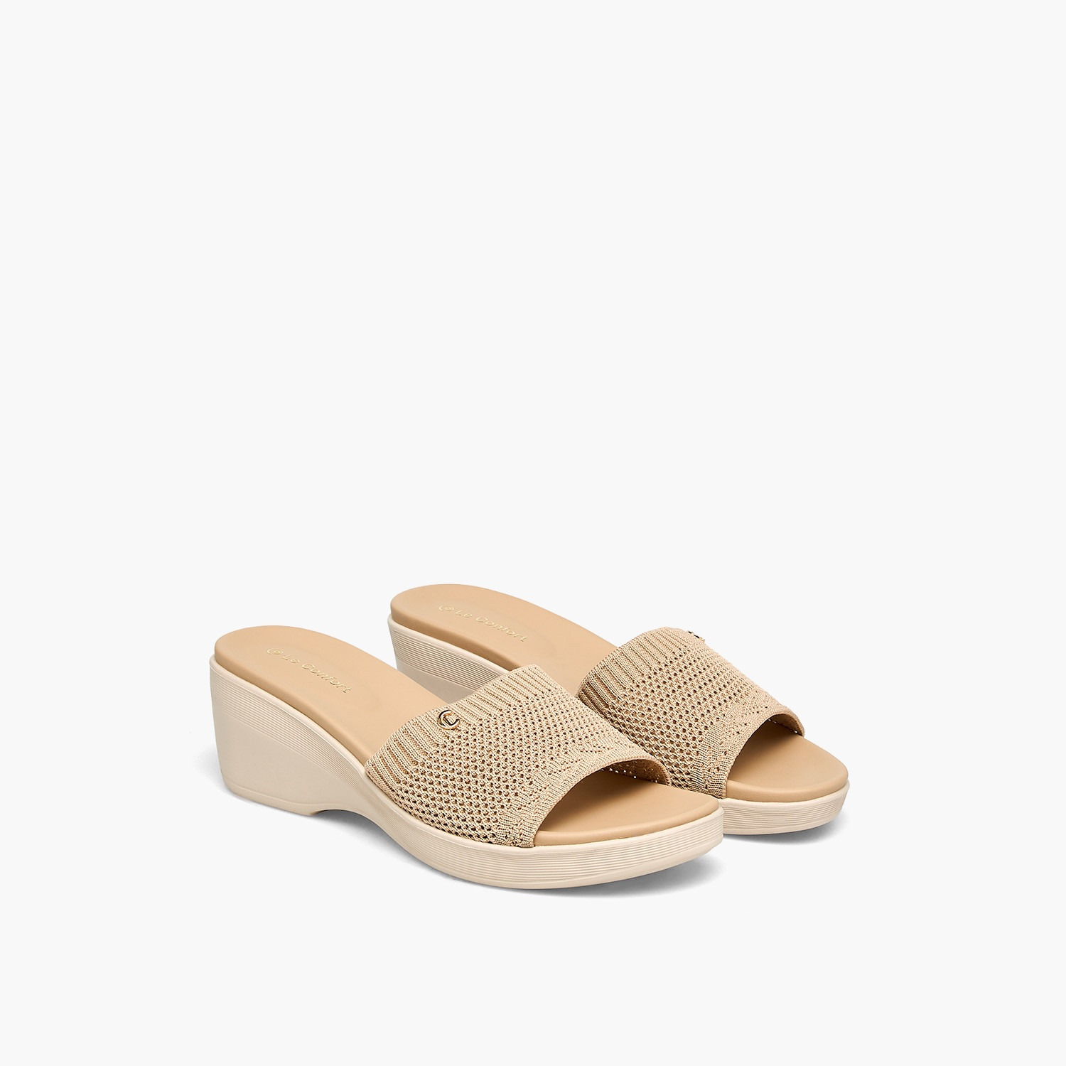 صندل بكعب ويدج للنساء من لو كونفورت-women-shoes-sandals-heeled-image-1