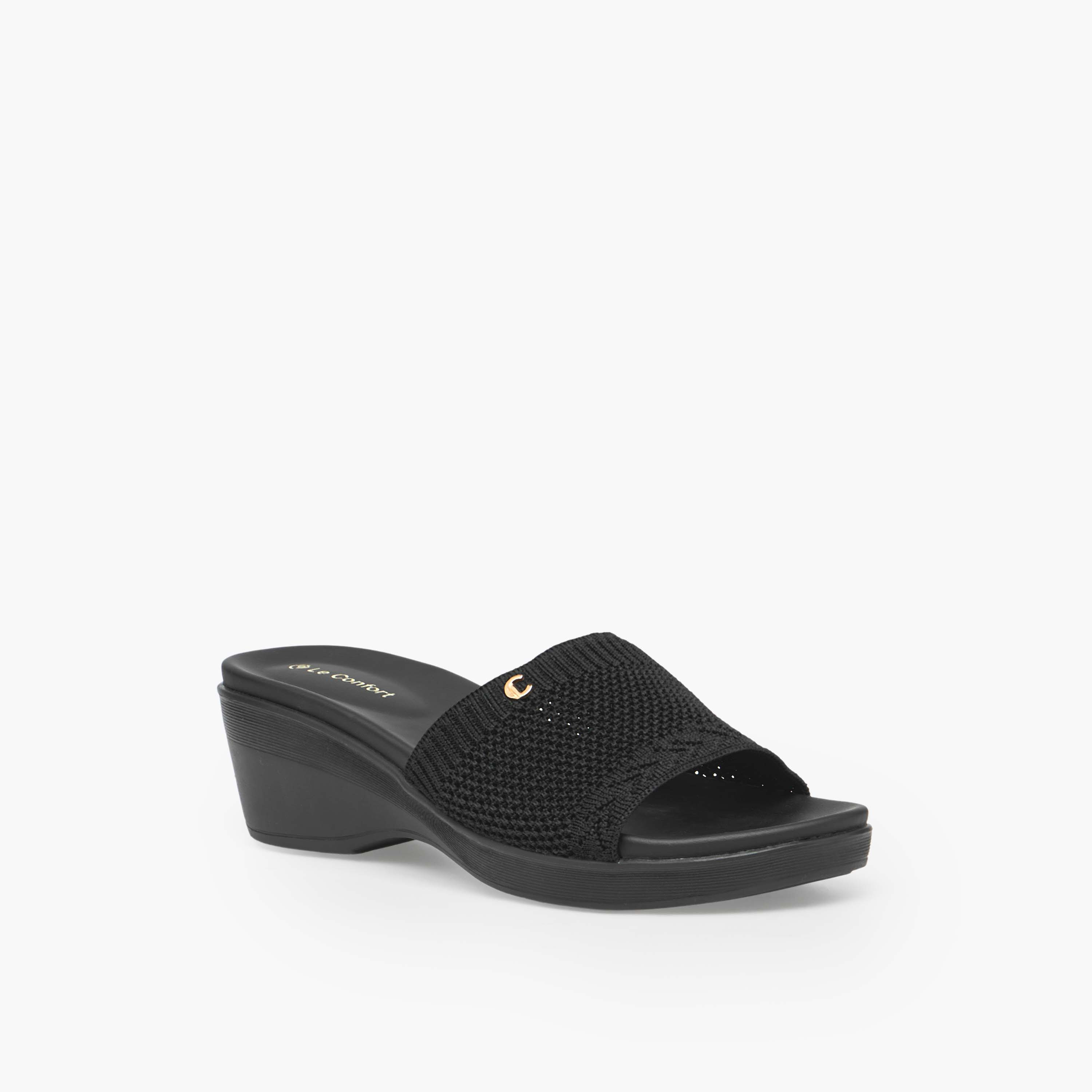 Le Confort Women Wedge Heel Sandals-women-shoes-sandals-heeled-image-2