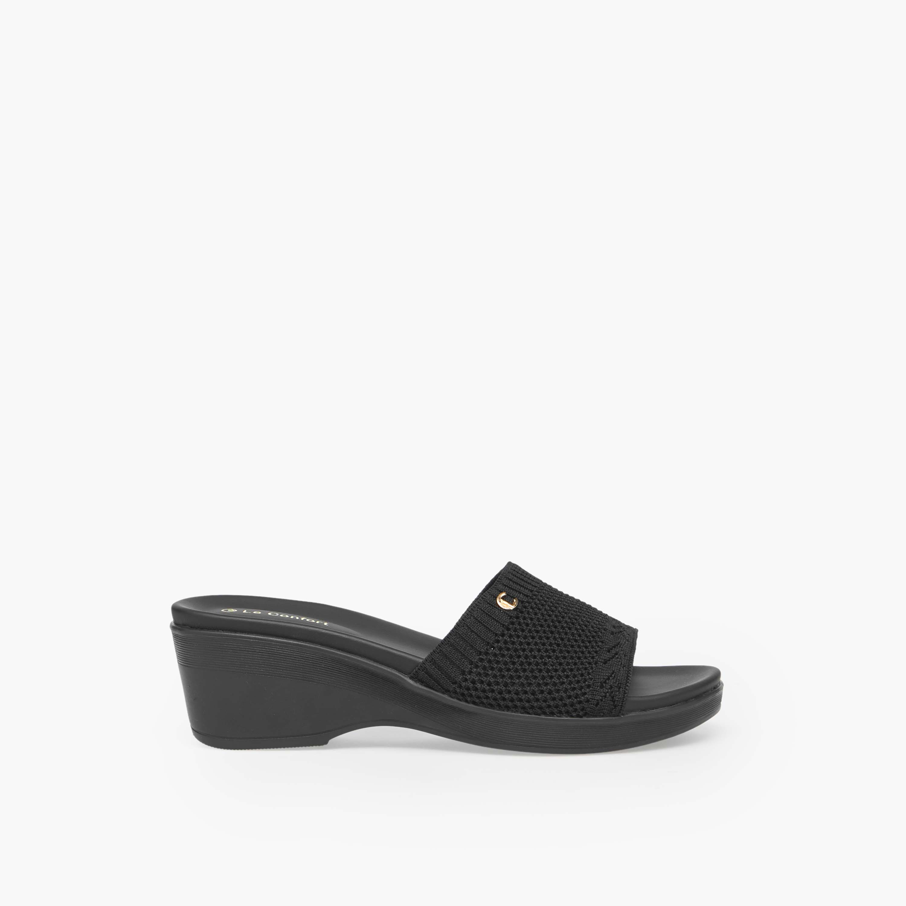 Le Confort Women Wedge Heel Sandals-women-shoes-sandals-heeled-image-3