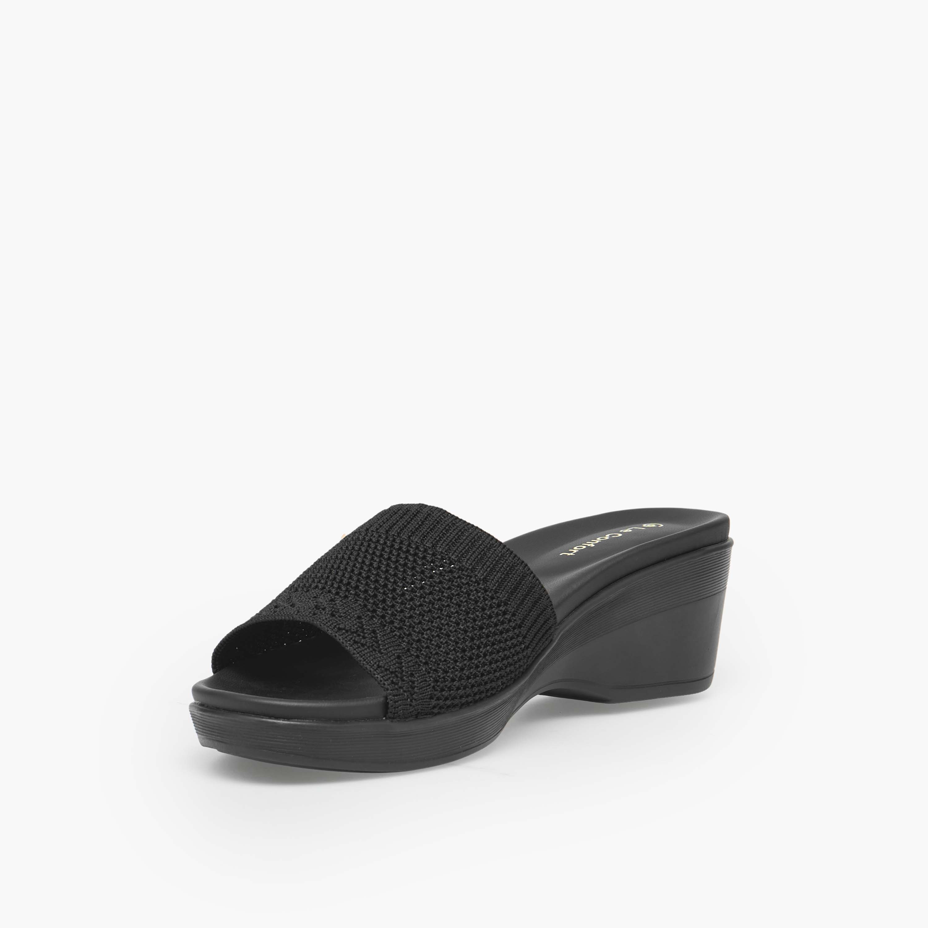 Le Confort Women Wedge Heel Sandals-women-shoes-sandals-heeled-image-4