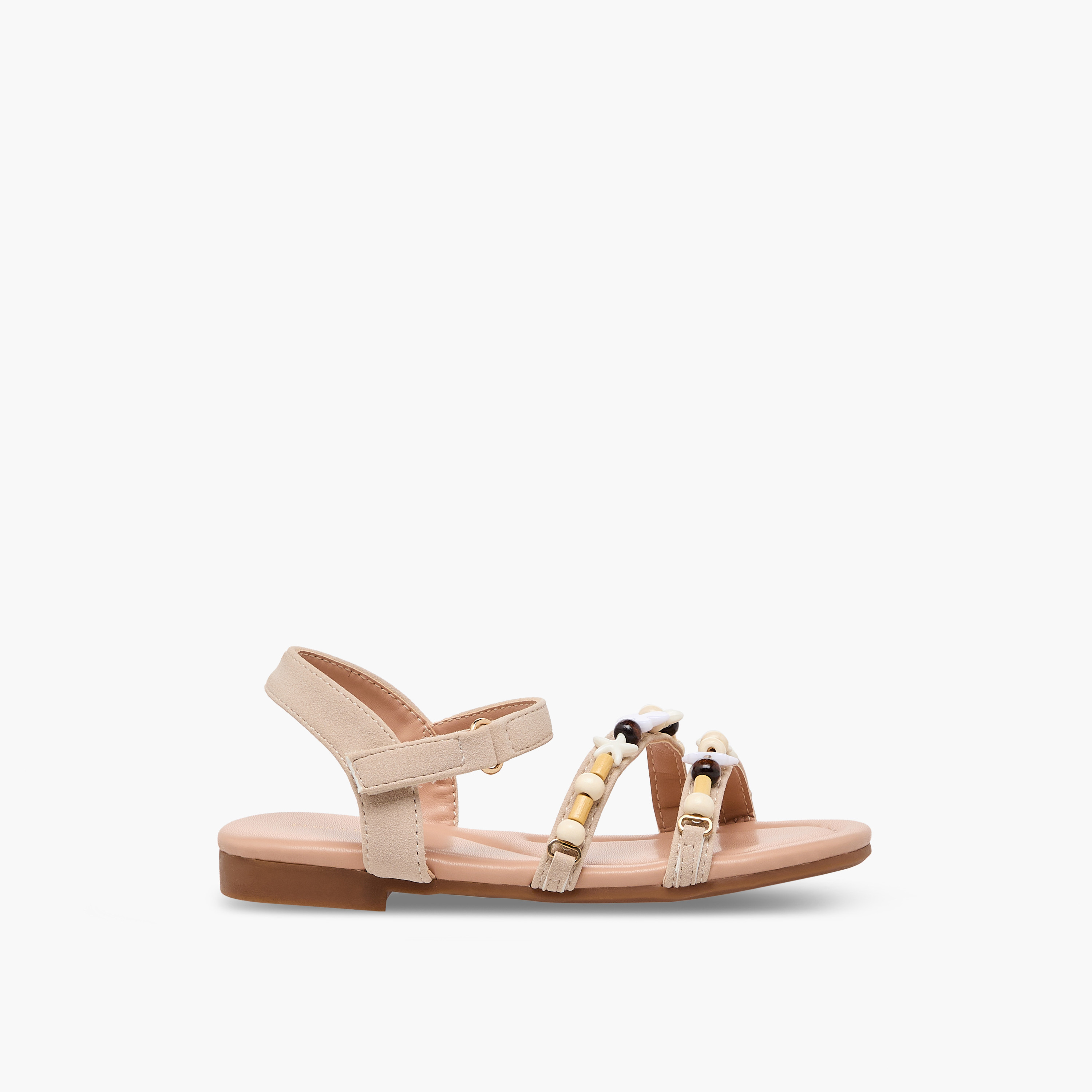 Flora Bella Girls Beaded Accent Hook & Loop Sandals-girls-shoes-sandals-image-3