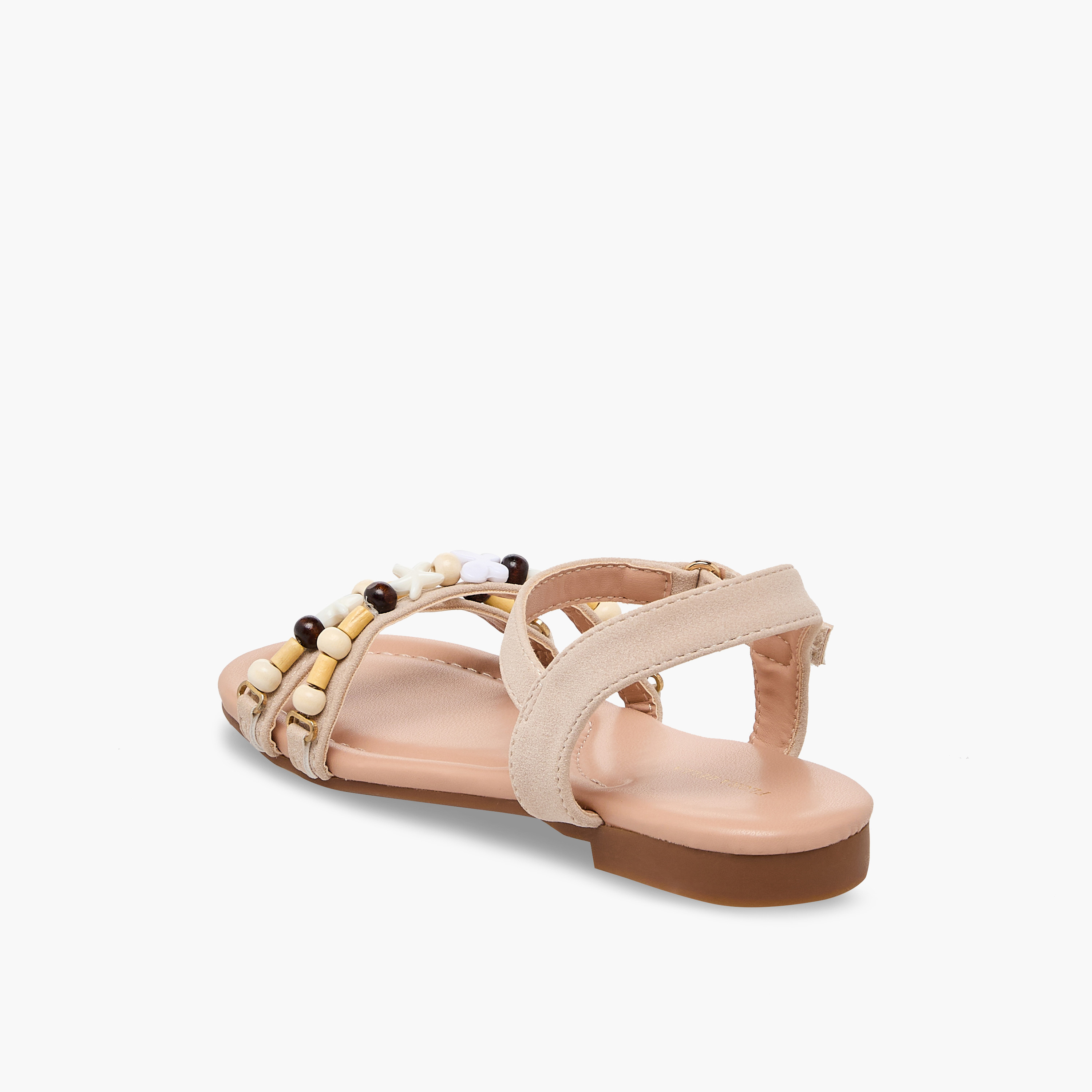Flora Bella Girls Beaded Accent Hook & Loop Sandals-girls-shoes-sandals-image-5