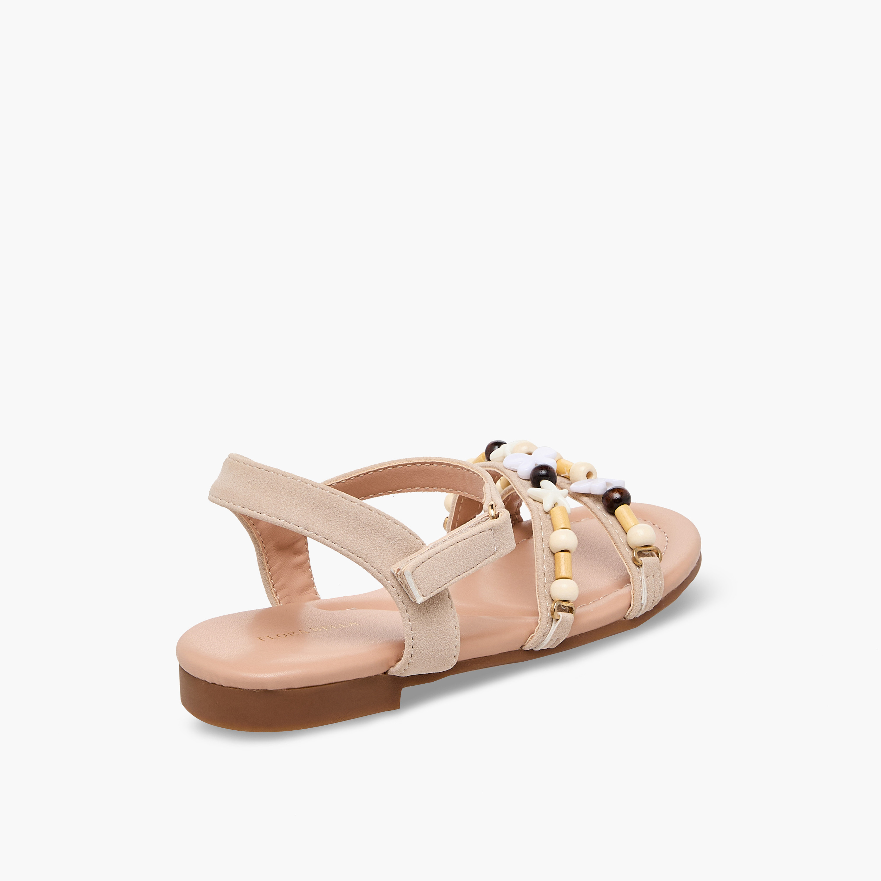 Flora Bella Girls Beaded Accent Hook & Loop Sandals-girls-shoes-sandals-image-6