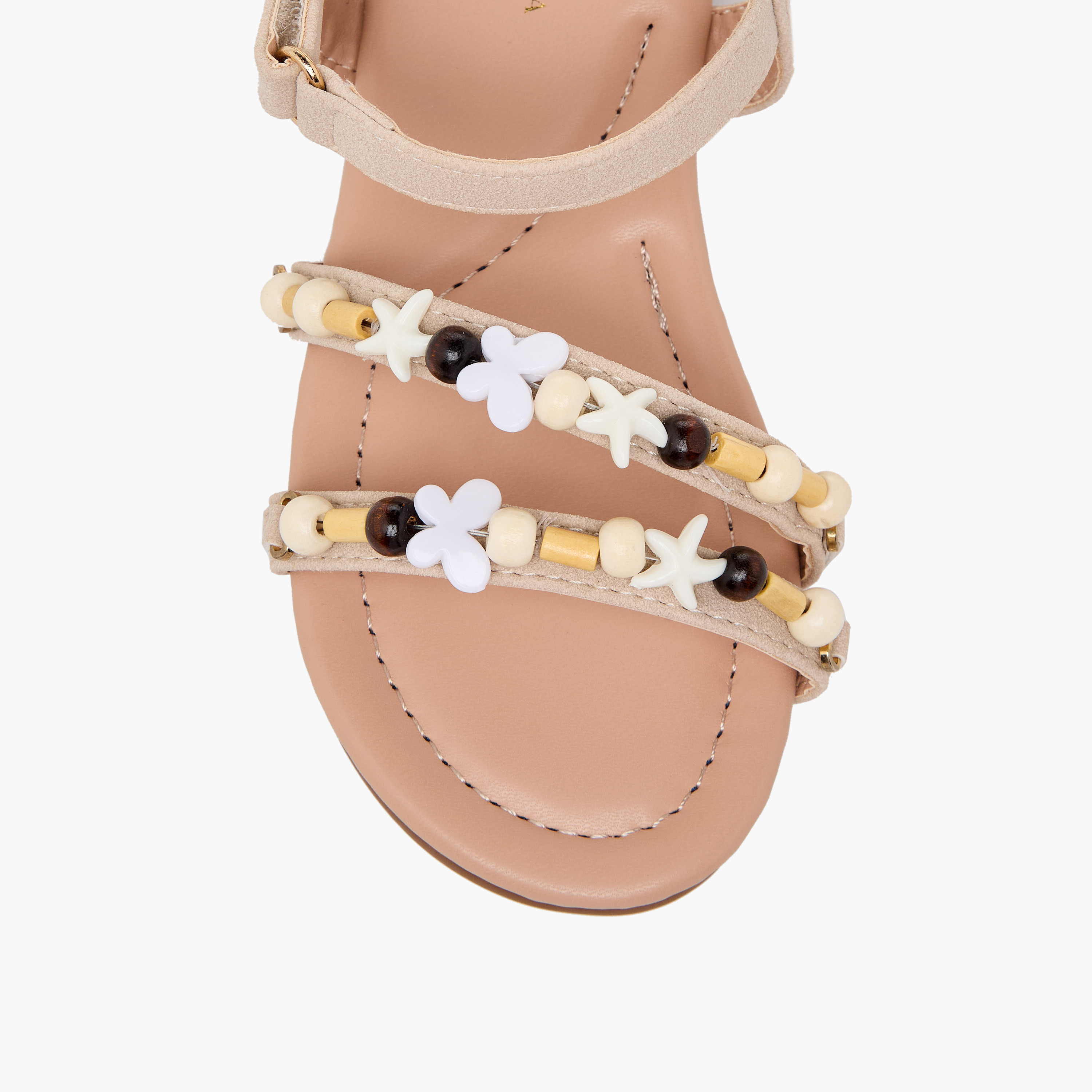 Flora Bella Girls Beaded Accent Hook & Loop Sandals-girls-shoes-sandals-image-15