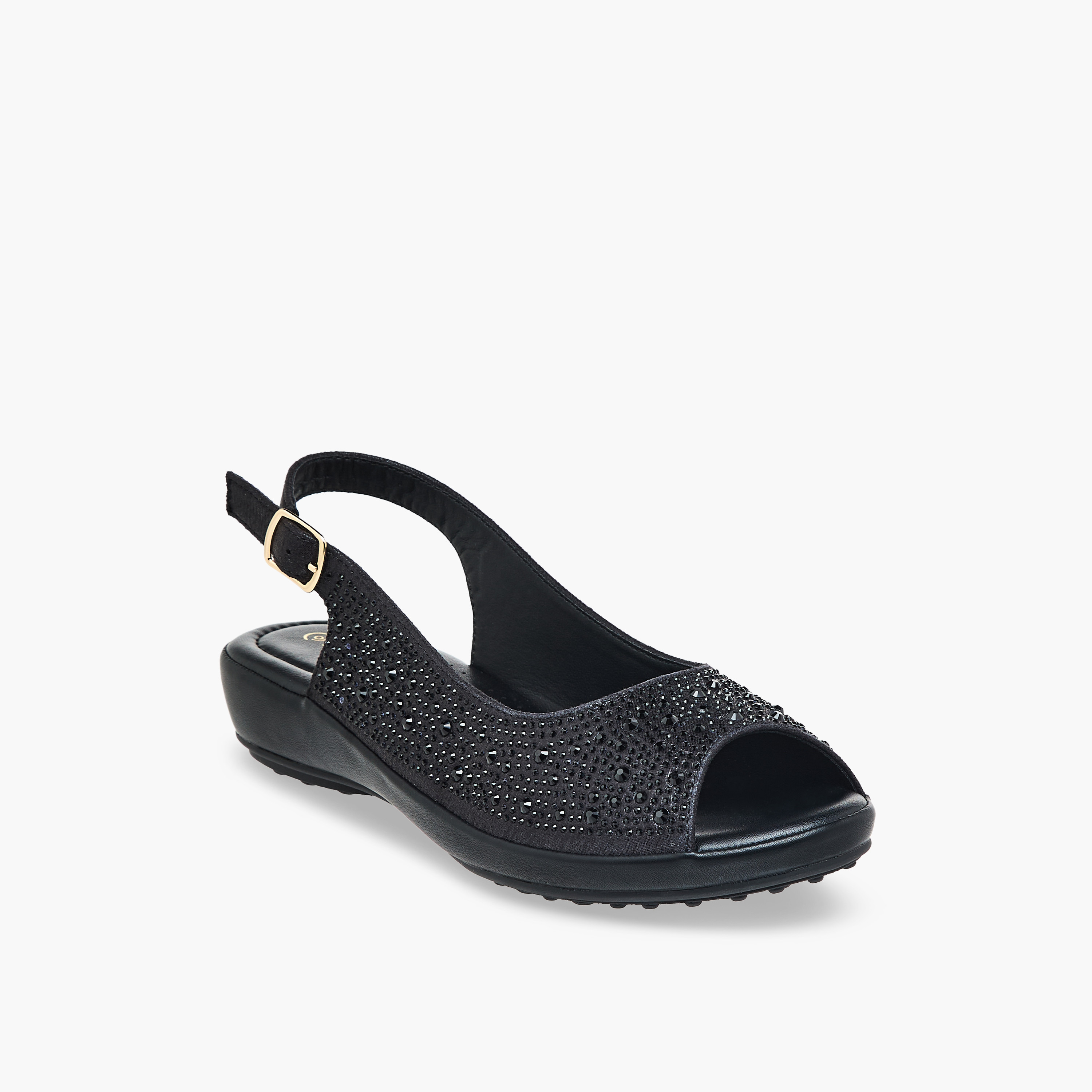 Le Confort Women Embellished Sandals-women-shoes-sandals-heeled-image-2