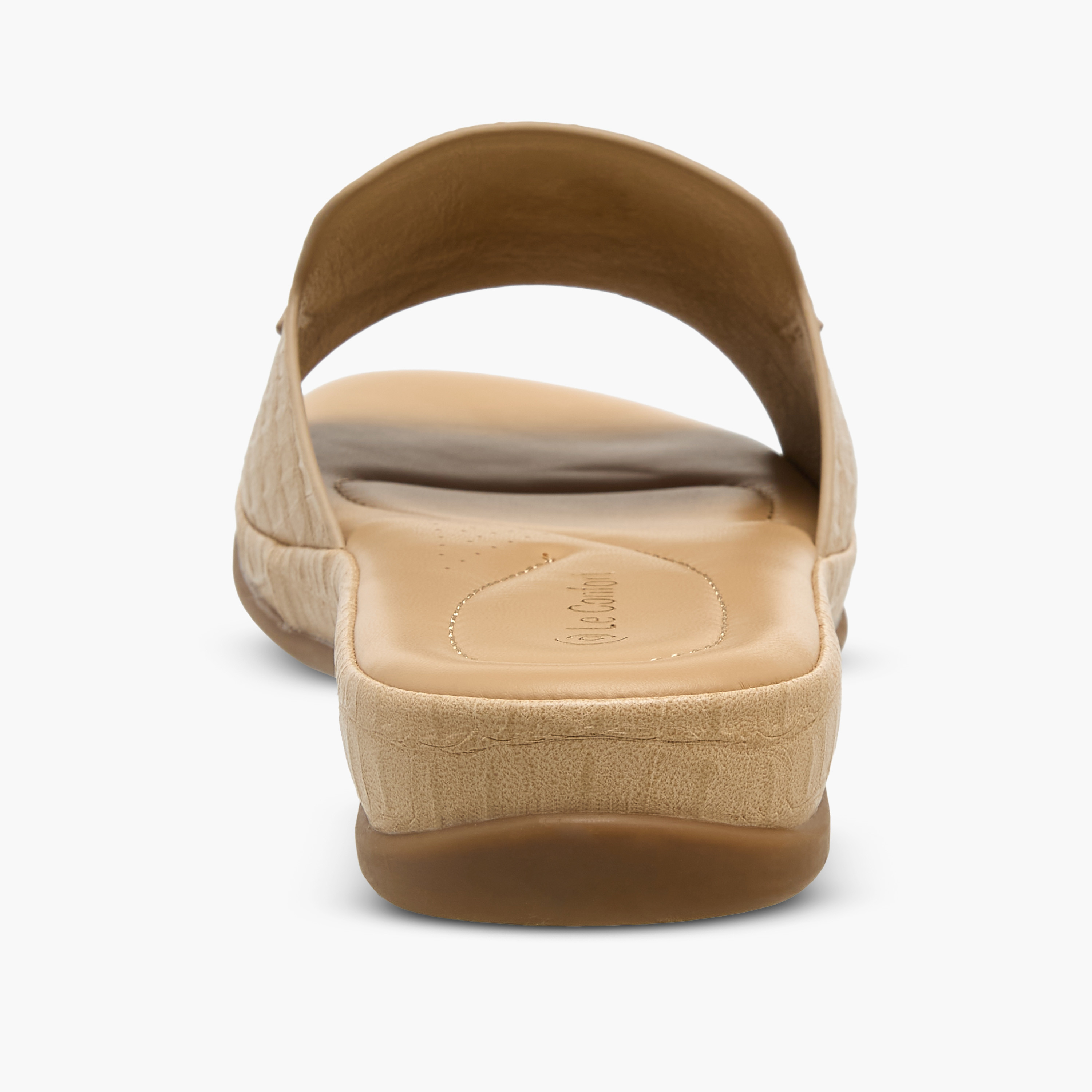 Le Confort Women Textured Slide Sandals-women-shoes-flats-sandals-image-5
