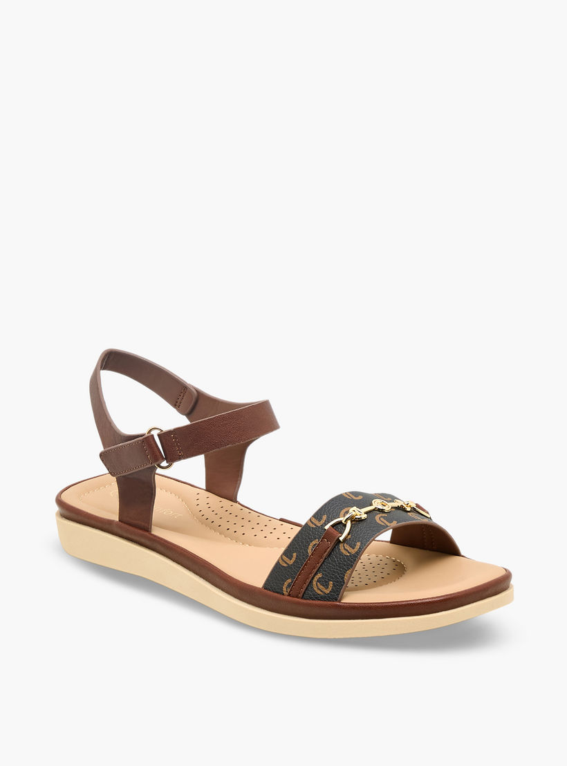 صندل بشريط إغلاق لاصق للنساء من لو كونفورت-women-shoes-flats-sandals-image-3