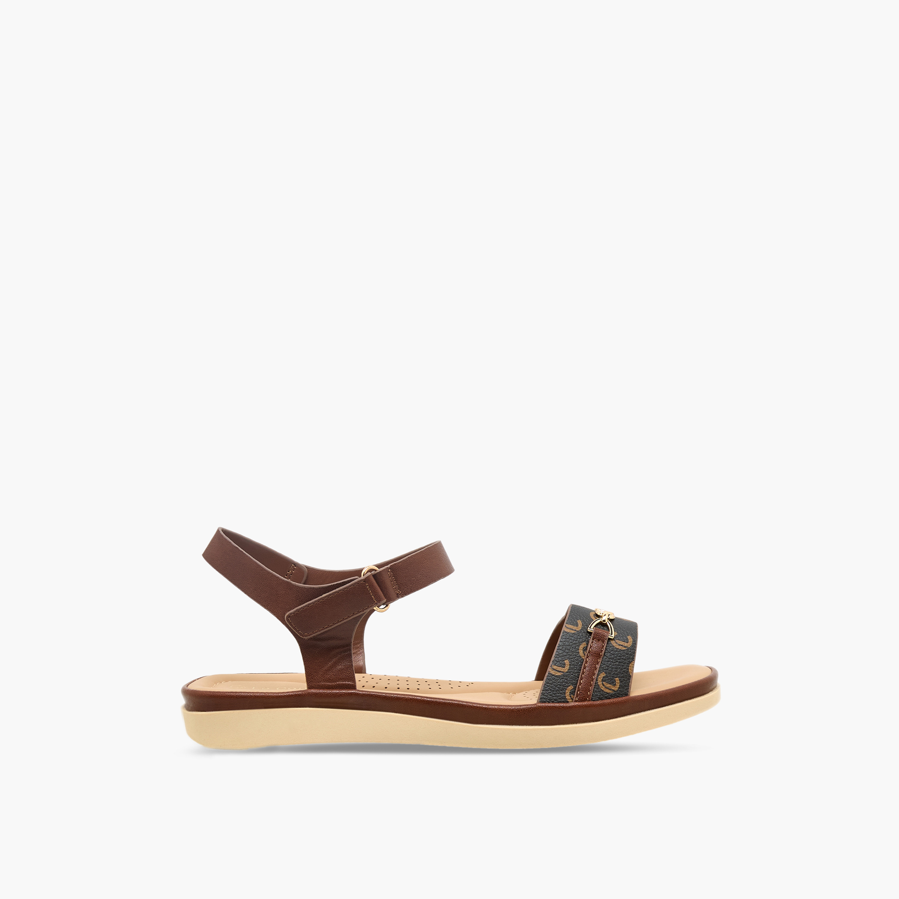 صندل بشريط إغلاق لاصق للنساء من لو كونفورت-women-shoes-flats-sandals-image-4
