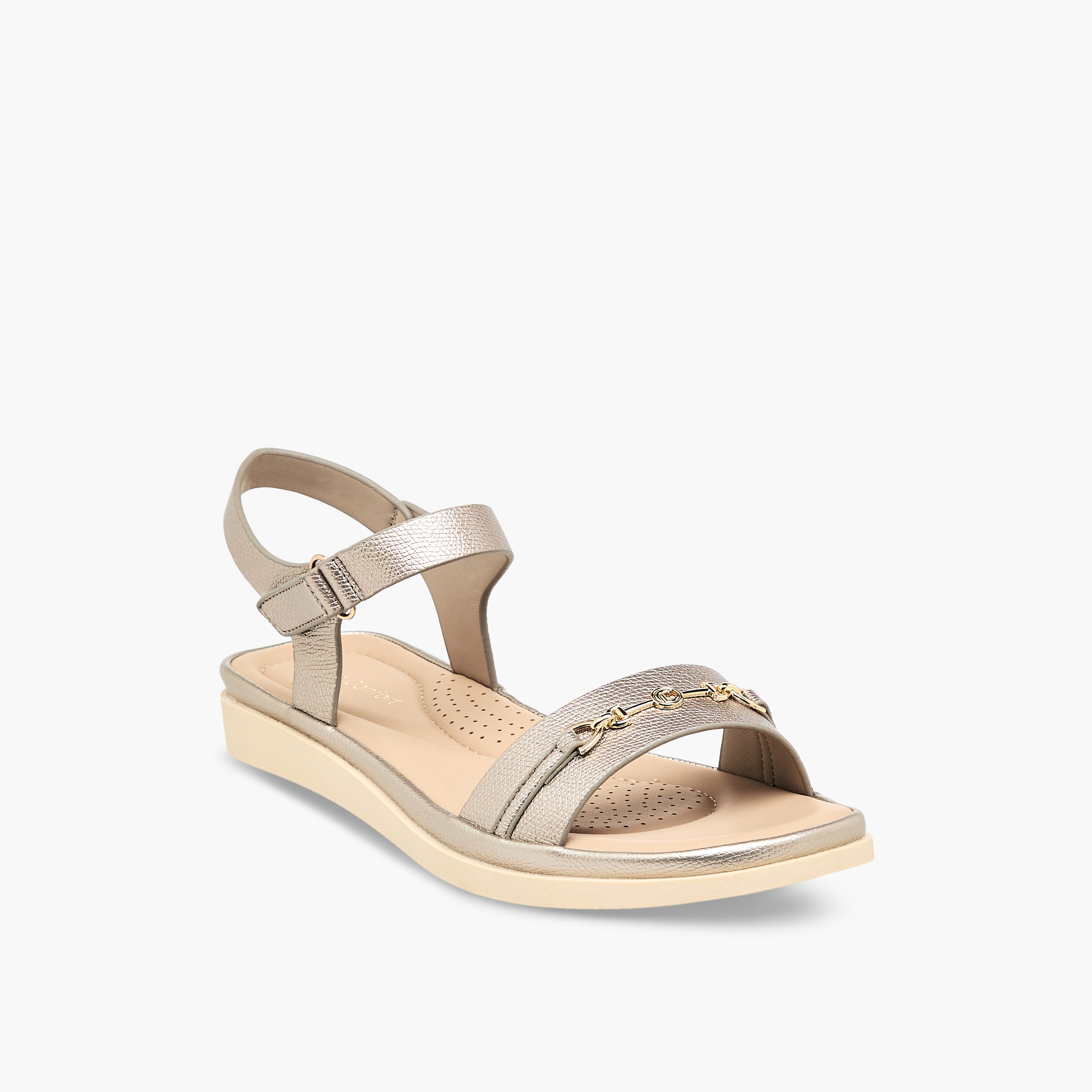 Le Confort Women Hook & Loop Sandals-women-shoes-flats-sandals-image-2