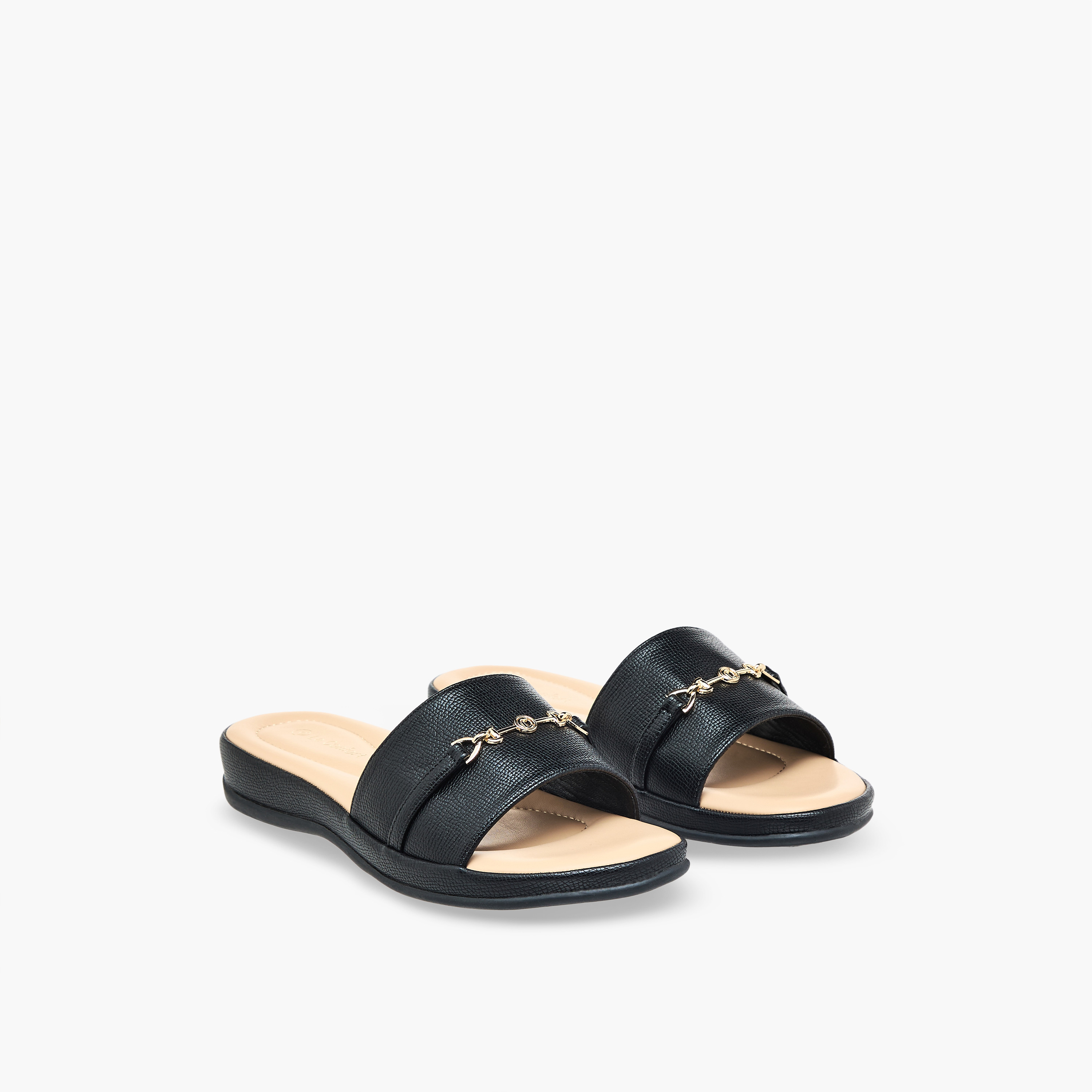Le Confort Women Comfort Slide Sandals-women-shoes-flats-sandals-image-1
