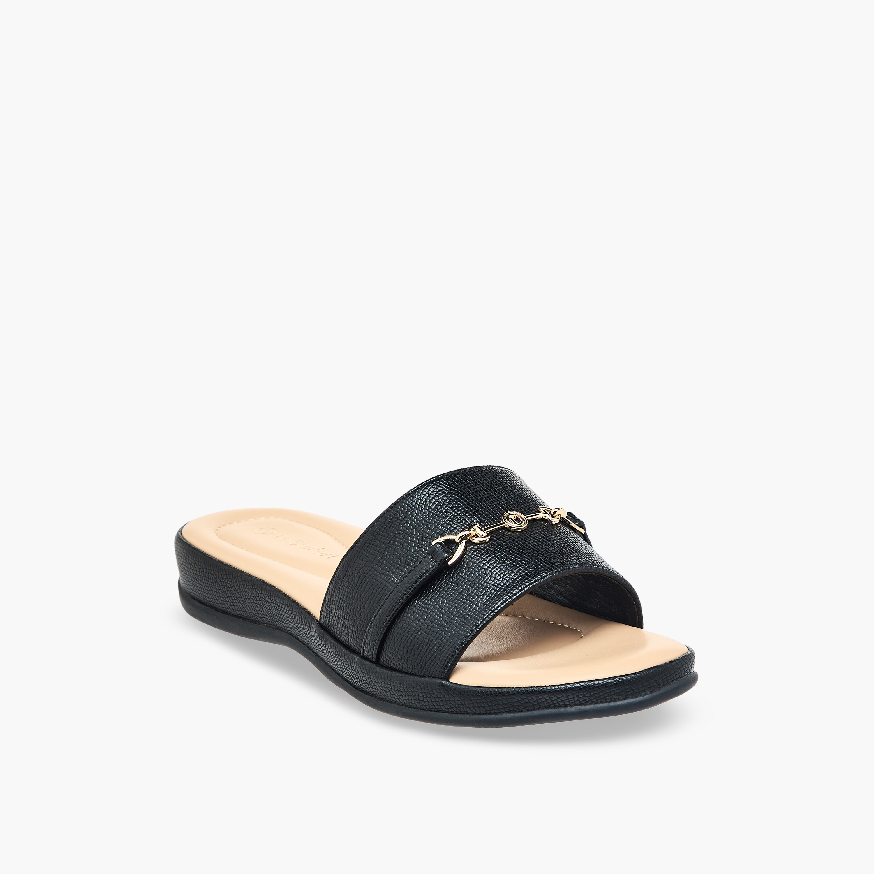 Le Confort Women Comfort Slide Sandals-women-shoes-flats-sandals-image-3