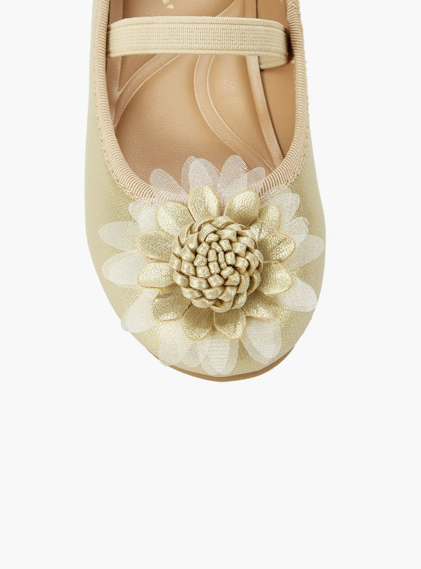 حذاء باليرينا مزين للبنات من جونيورز-girls-shoes-ballerinas-image-4