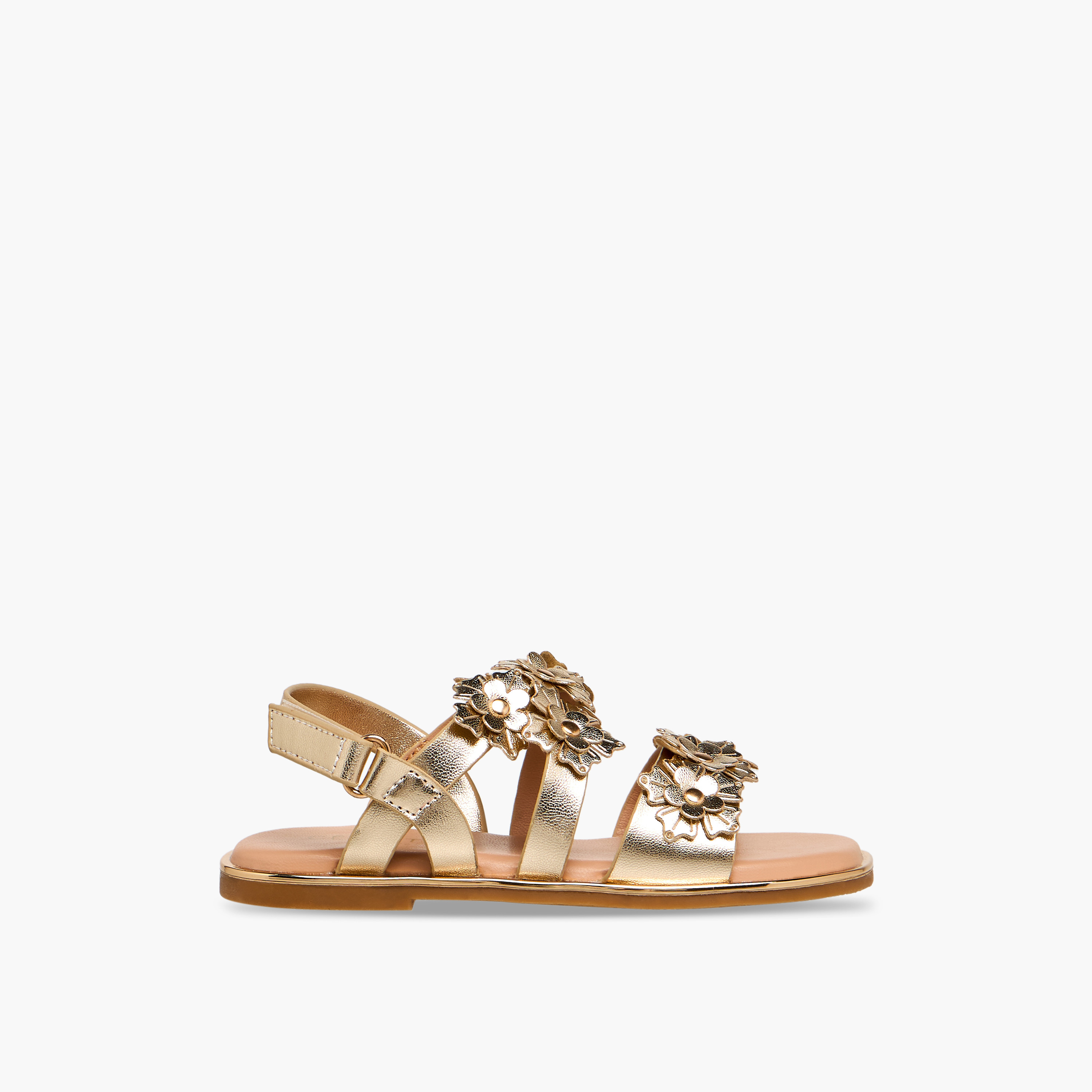 Celeste Girls Hook and Loop Strap Sandals-girls-shoes-sandals-image-2