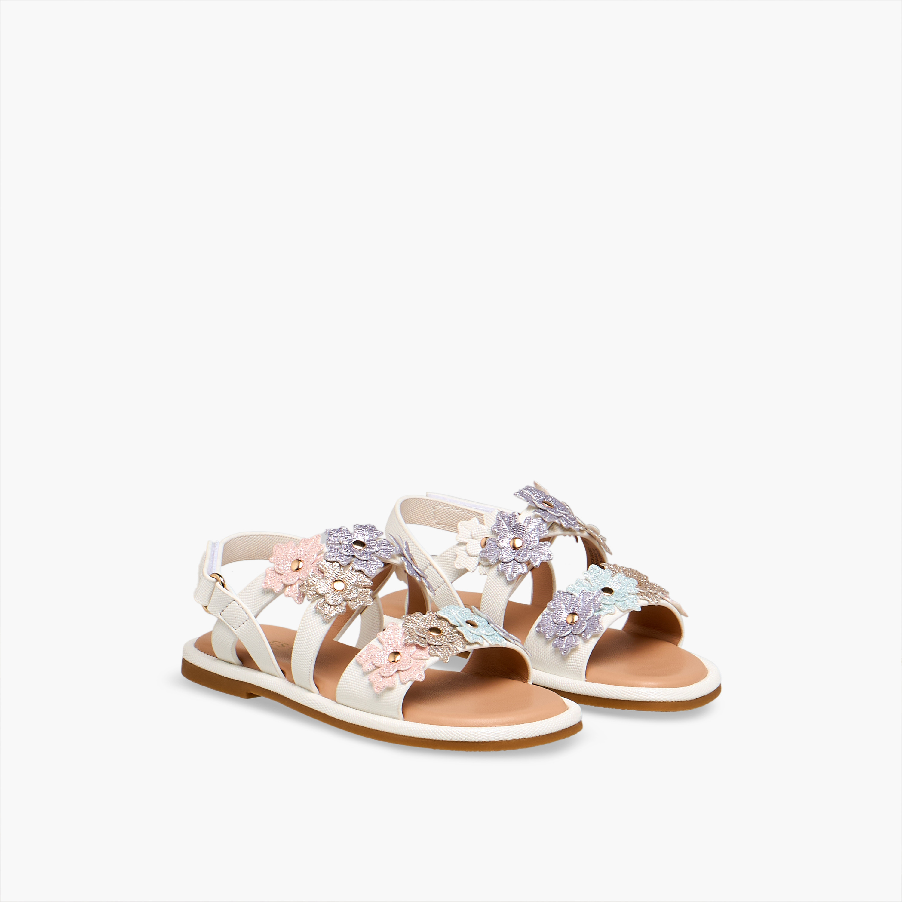 صندل بشريط إغلاق لاصق للبنات من سيليست-girls-shoes-sandals-image-1