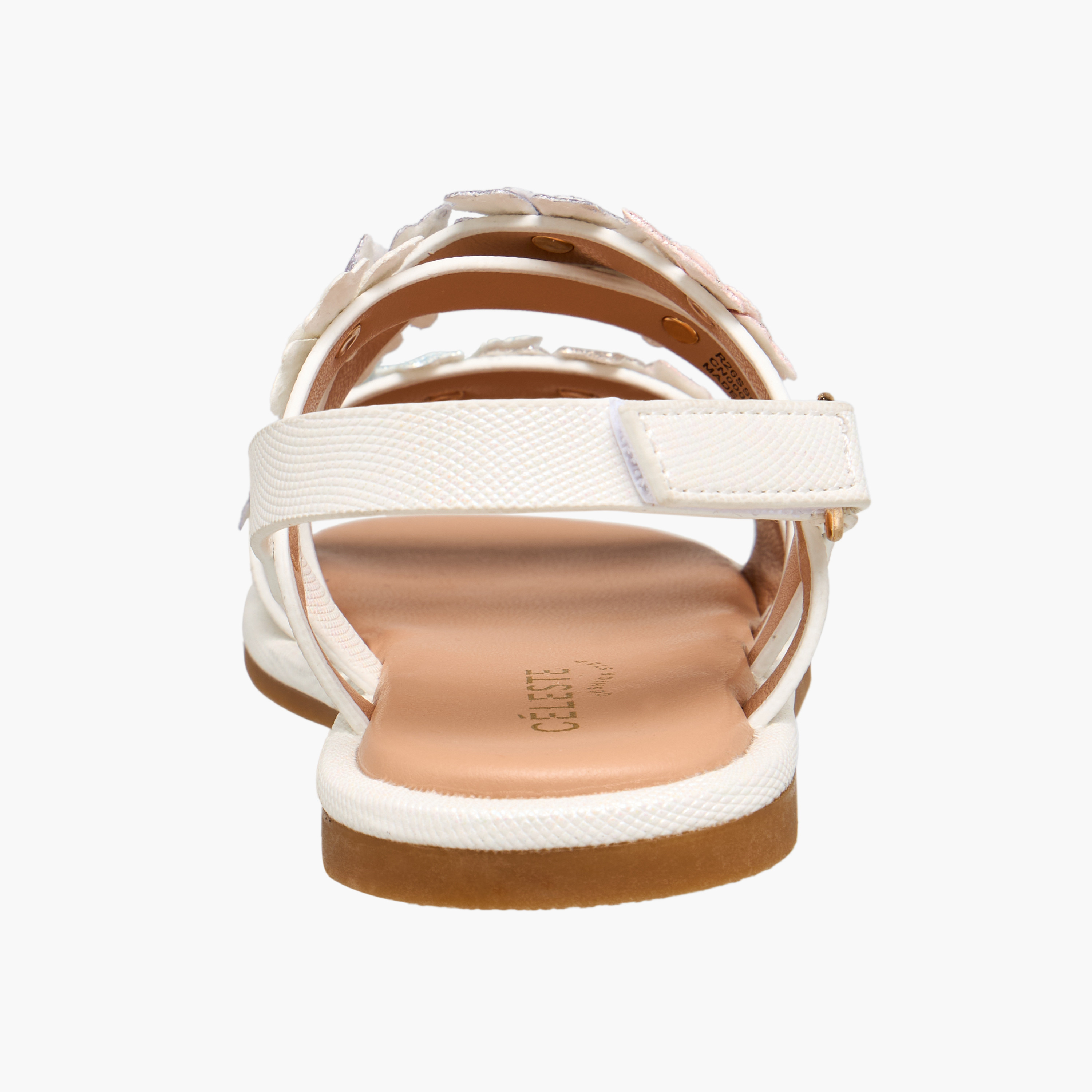 Celeste Girls Hook and Loop Strap Sandals-girls-shoes-sandals-image-5