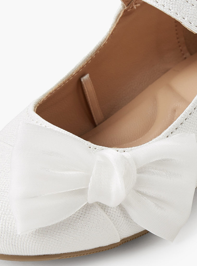 حذاء ماري جين بفيونكة للبنات من جونيورز-girls-shoes-maryjanes-image-5