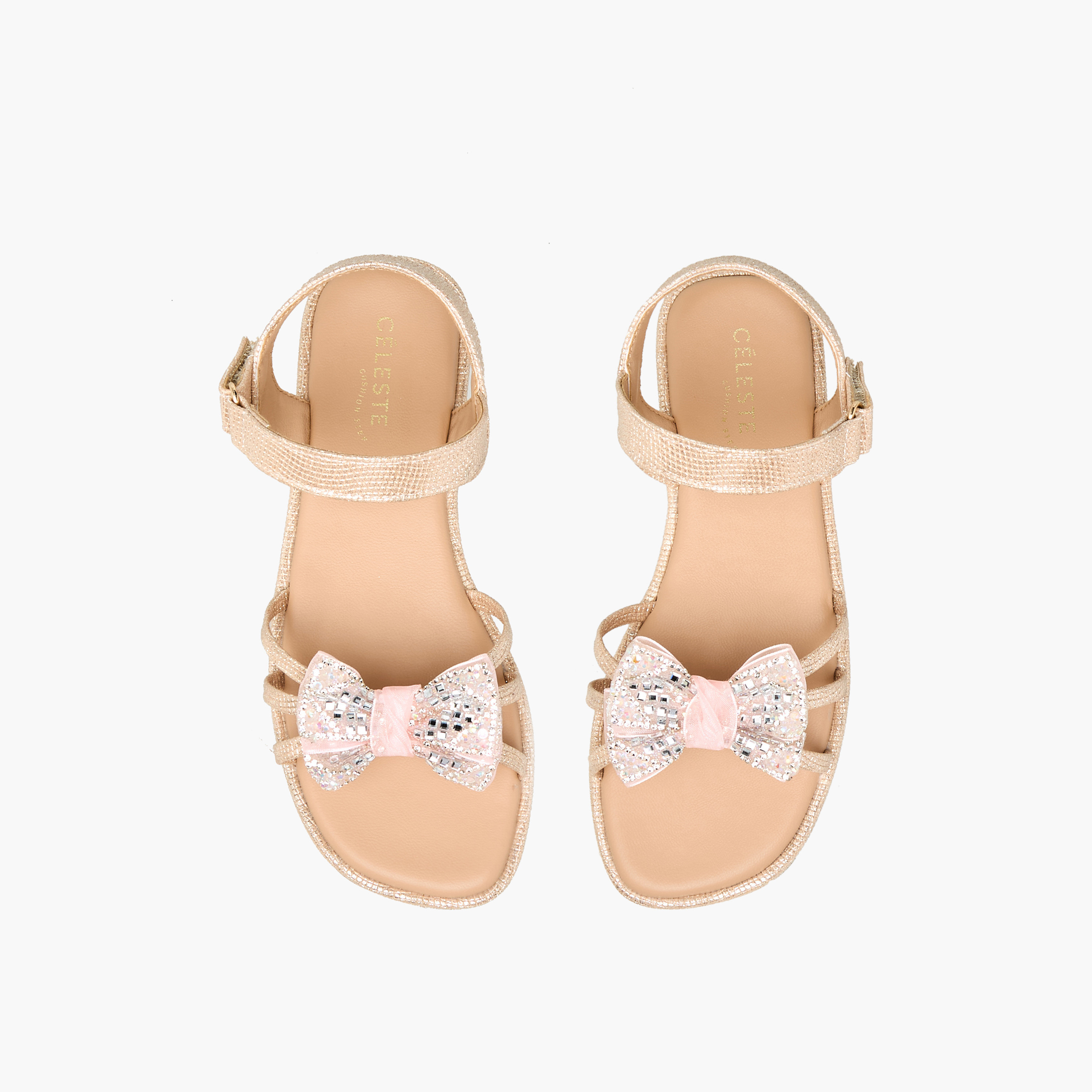 صندل مسطح مزين بفيونكة للبنات من سيليست-girls-shoes-sandals-image-1